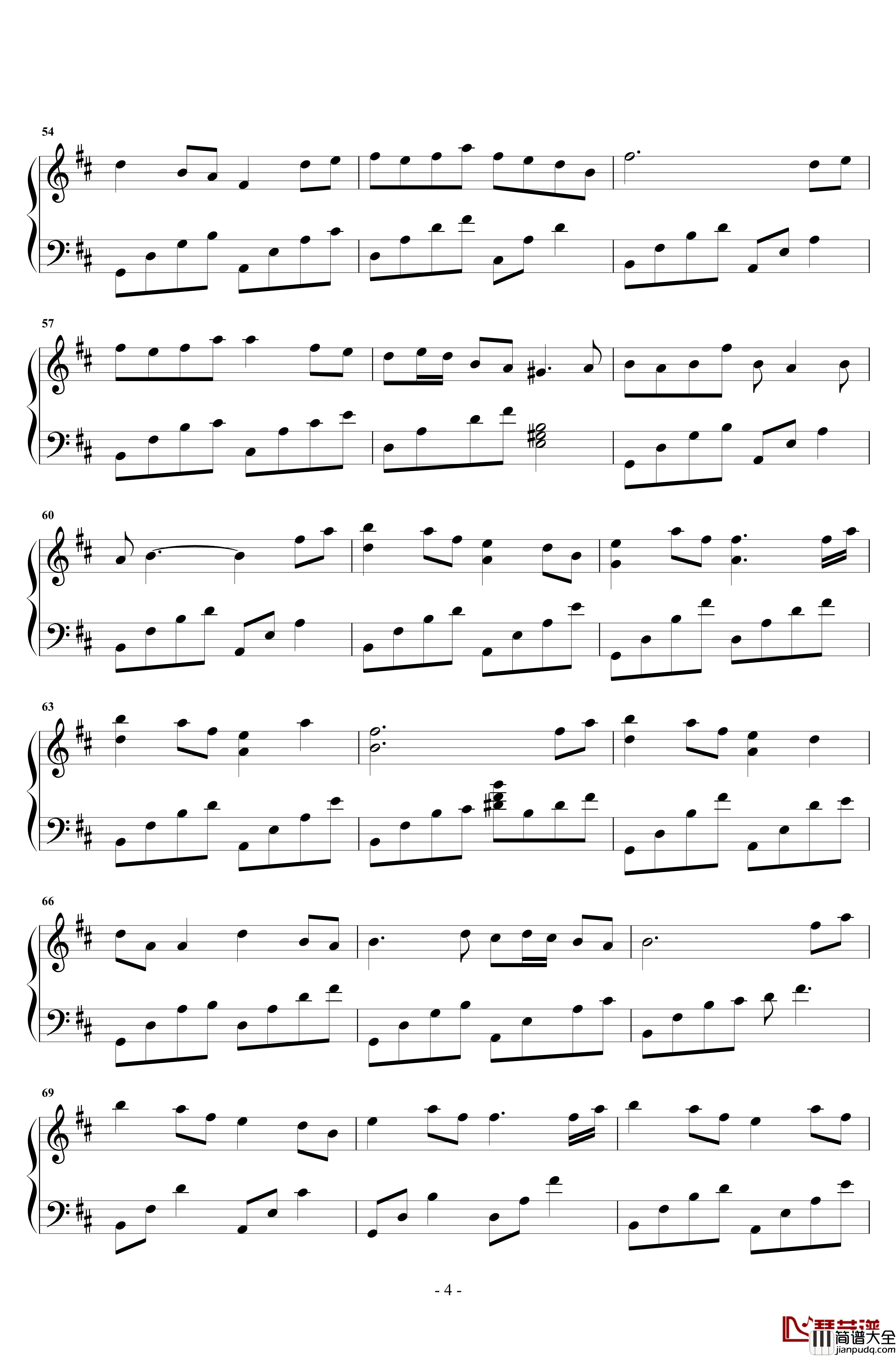 琴师钢琴谱_双笙