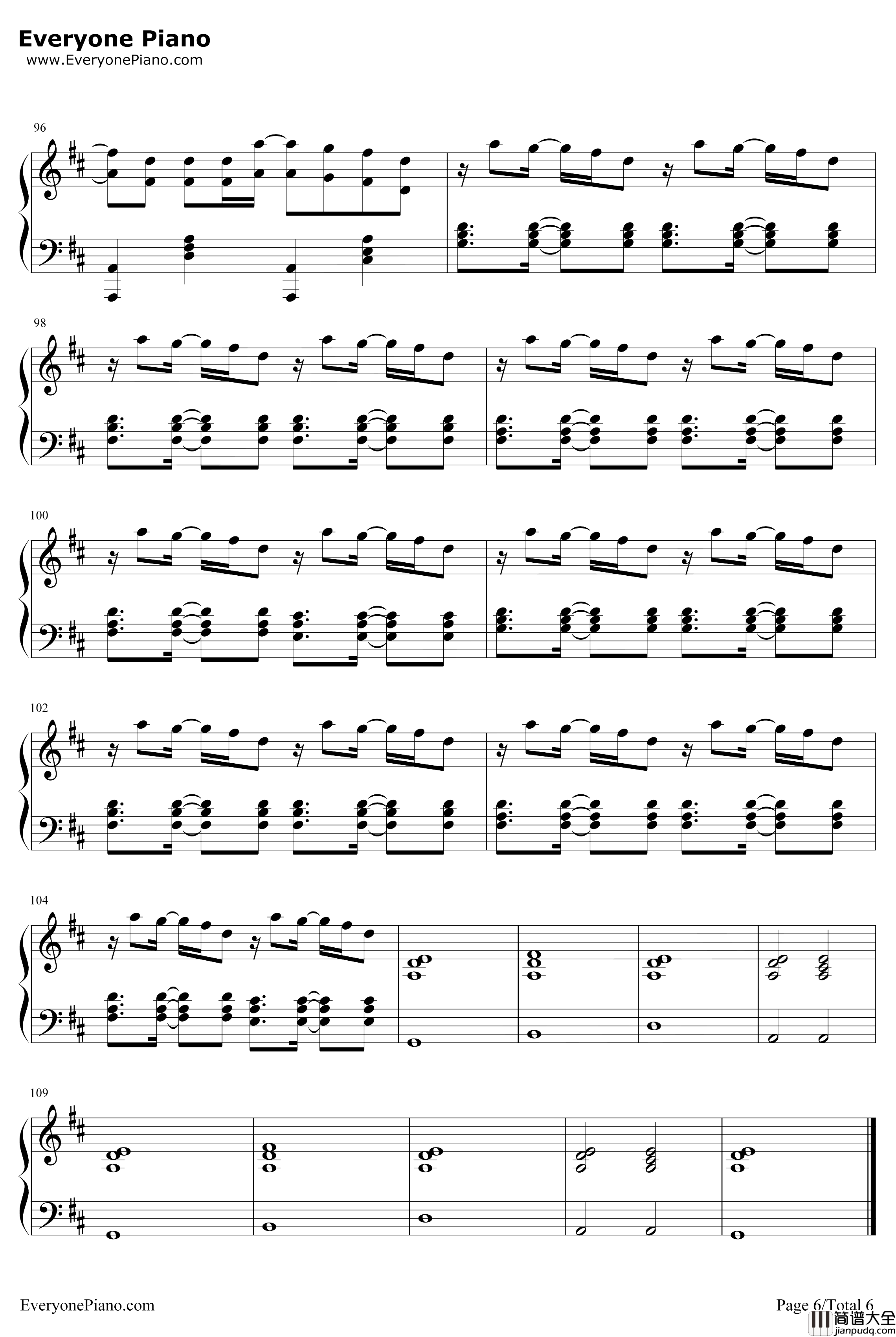 You_Only_Live_Once钢琴谱_羽多野涉_YurionIceED_冰上的尤里ED