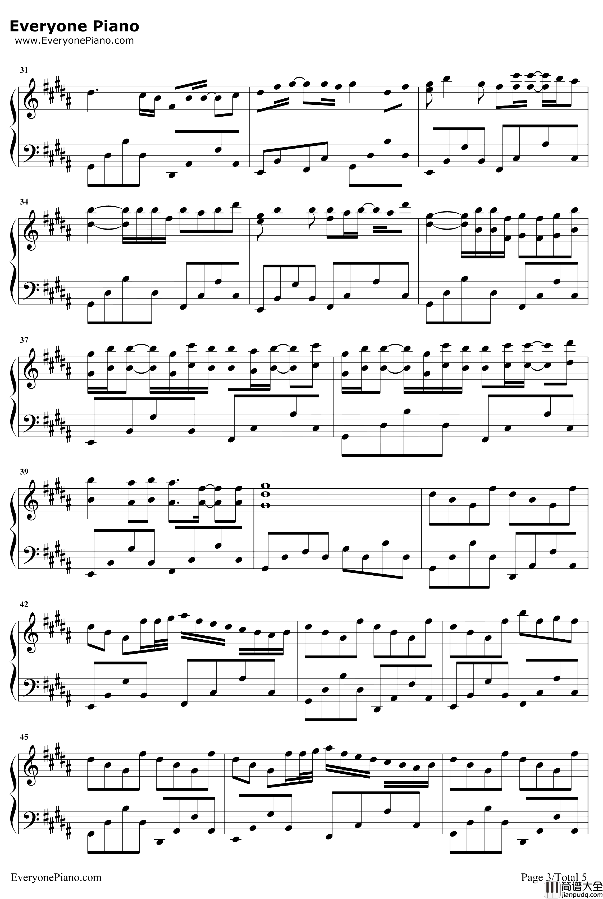 时光卷轴钢琴谱_双笙封茗囧菌_双笙和封茗囧菌