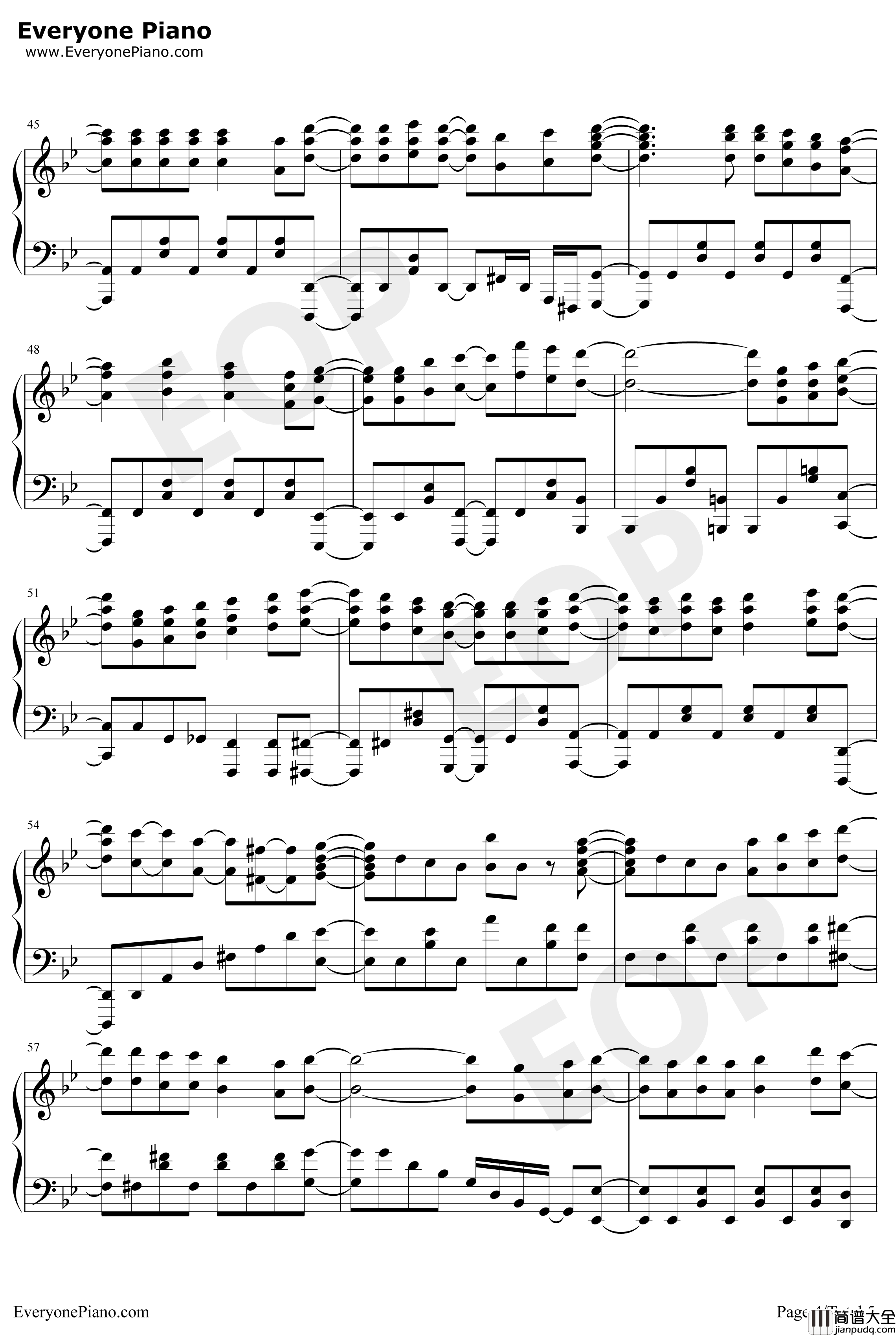 サクリファイス钢琴谱_mafumafu_猎兽神兵OP