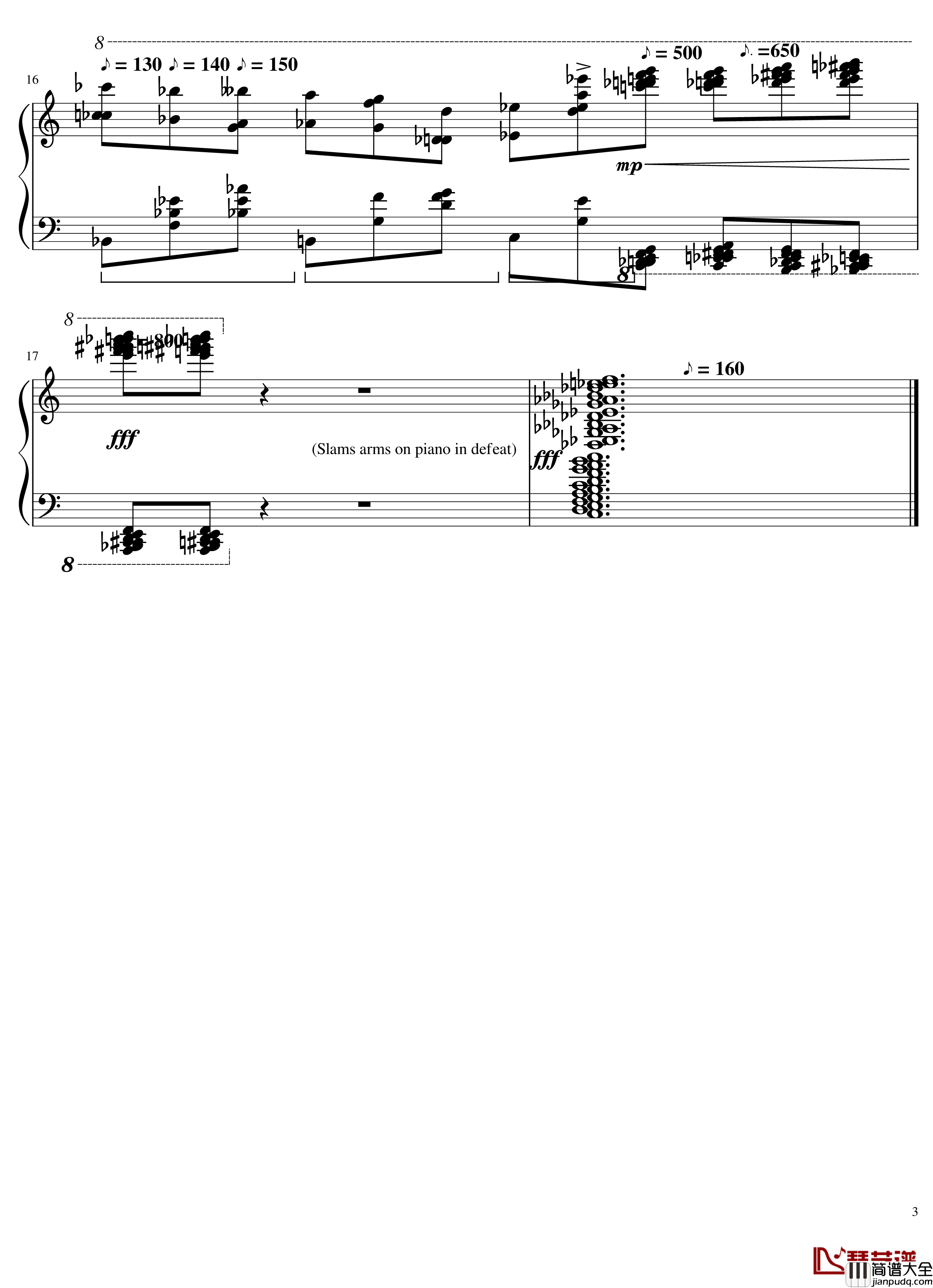 Piano_Practice_Frustration钢琴谱_肖邦_chopin