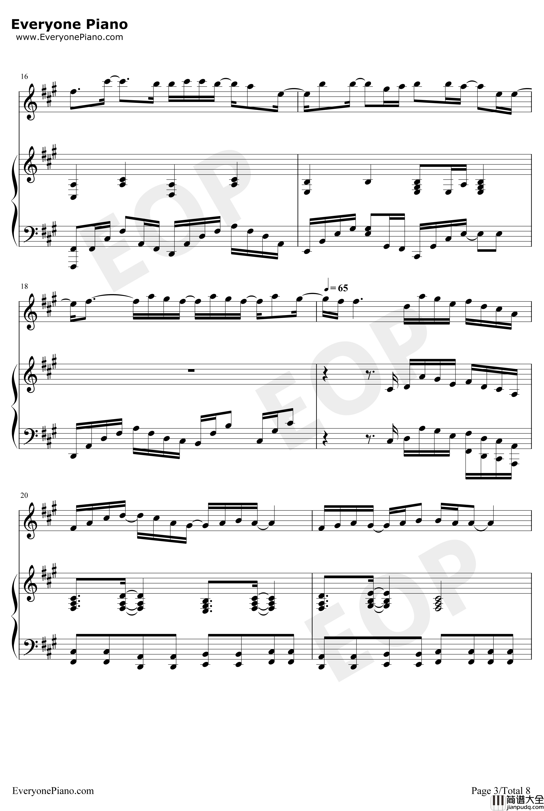 Speechless钢琴谱_AlanMenken_钢琴伴奏版_阿拉丁OST