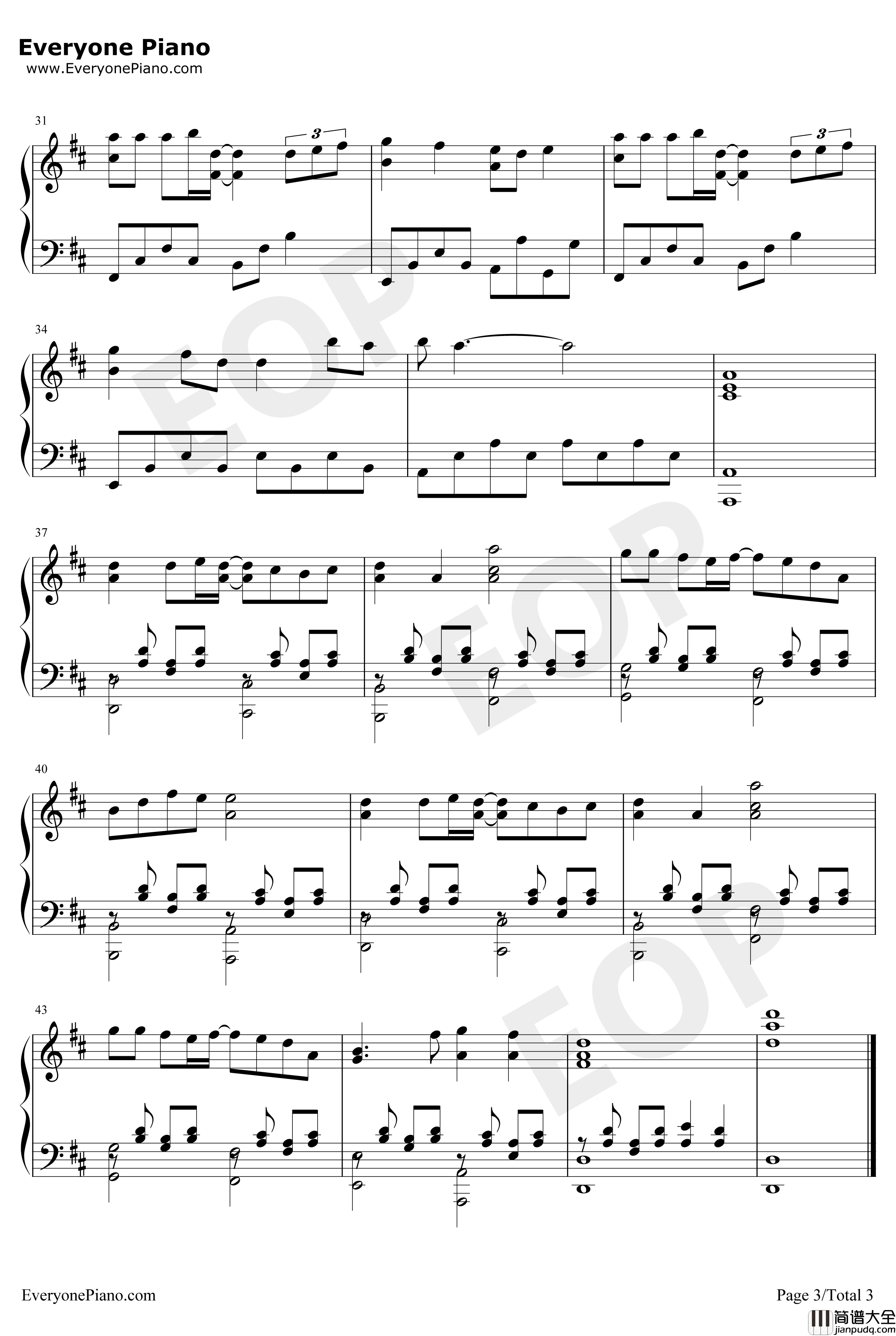 BOYS_BE_AMBITIOUS钢琴谱_三重野瞳_超魔神英雄传ED