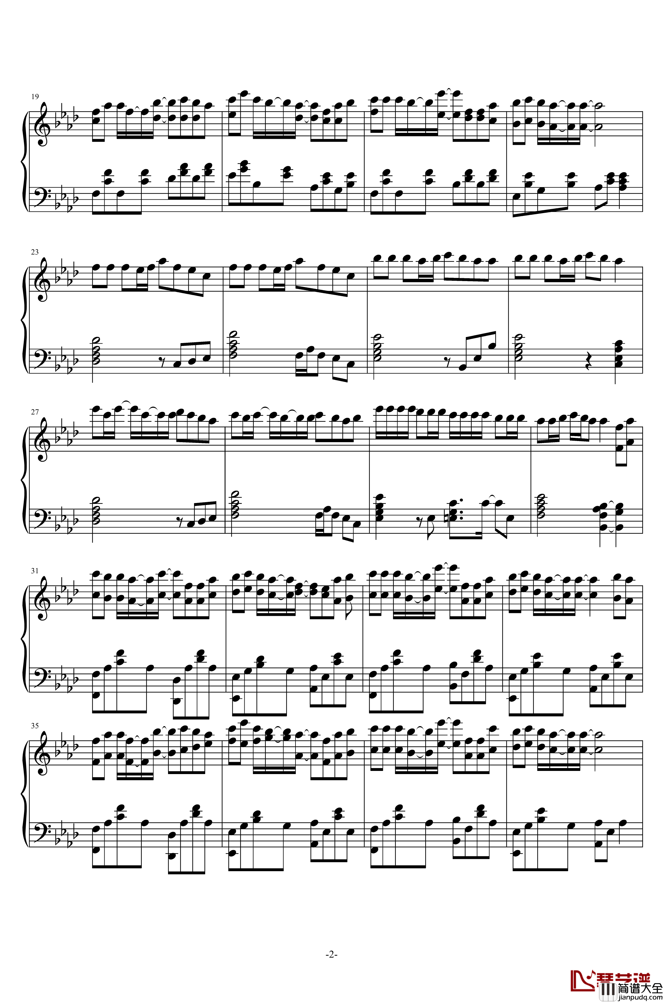 Gypsy_Bard钢琴谱_Remix_友谊是巫术