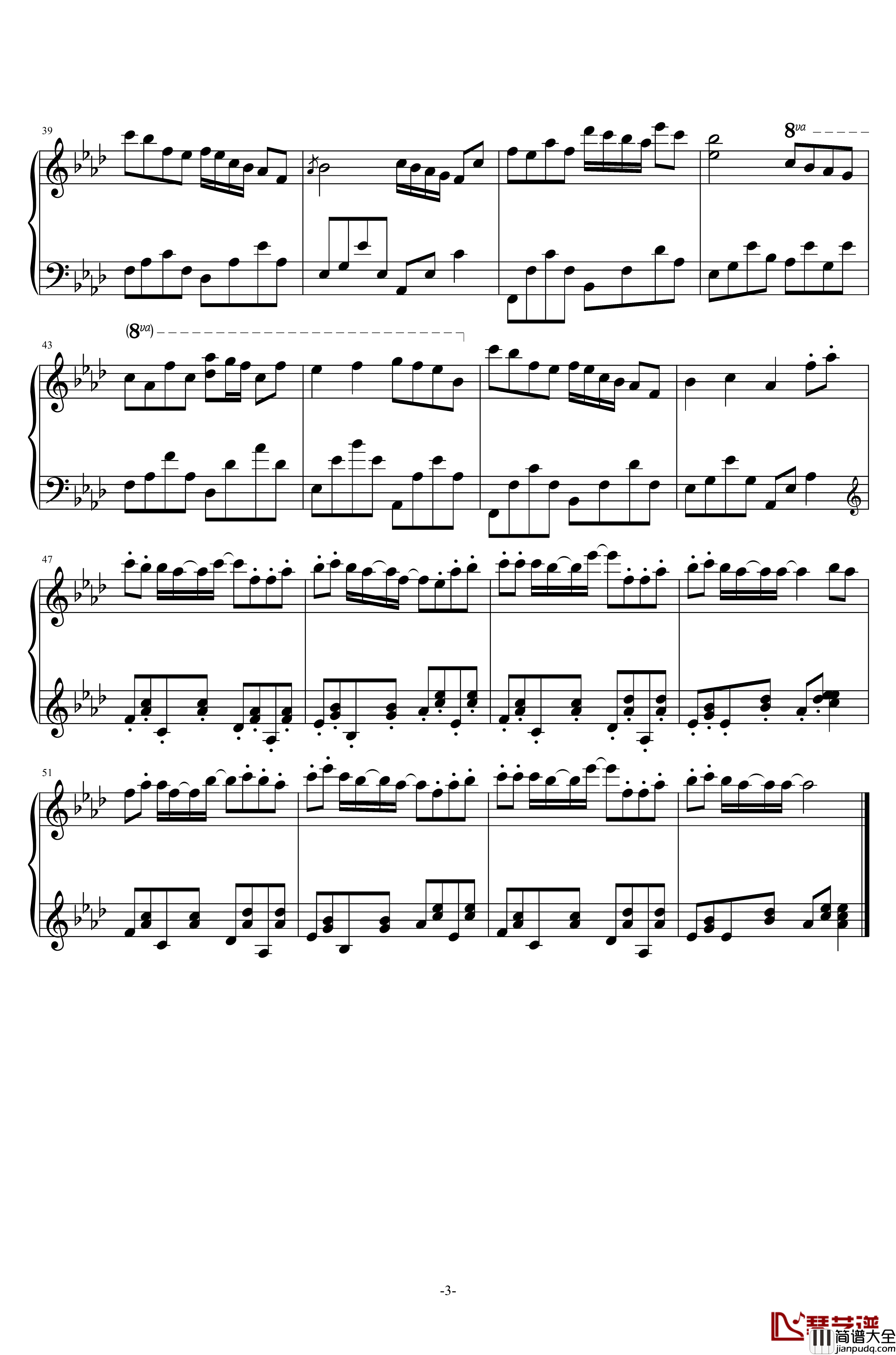 Gypsy_Bard钢琴谱_Remix_友谊是巫术