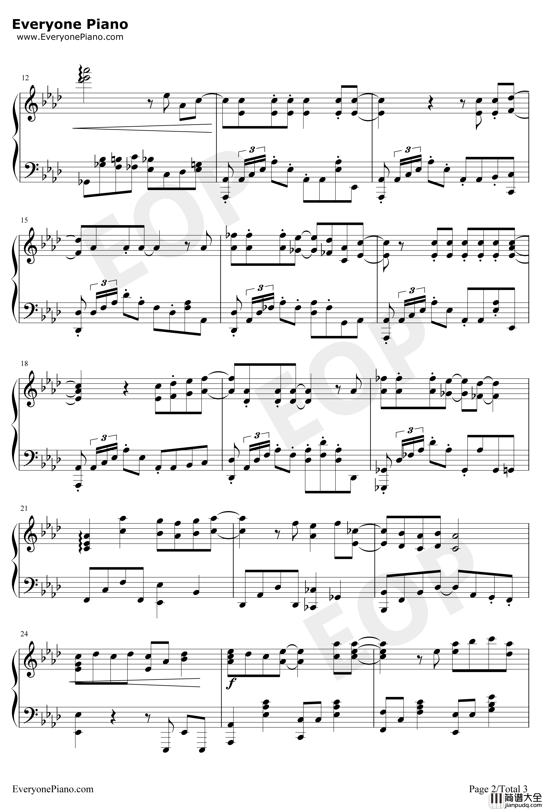 A_Page_of_My_Story钢琴谱_今村彩夏关根明良大地叶影山灯古木望_PrincessPrincipalED