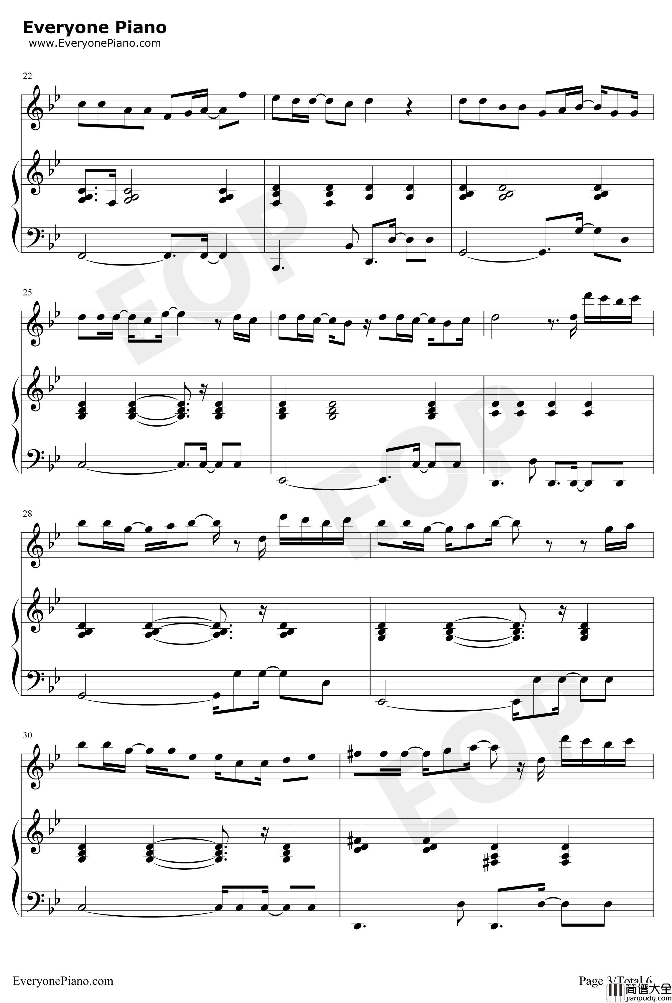 A.I.N.Y钢琴谱_邓紫棋