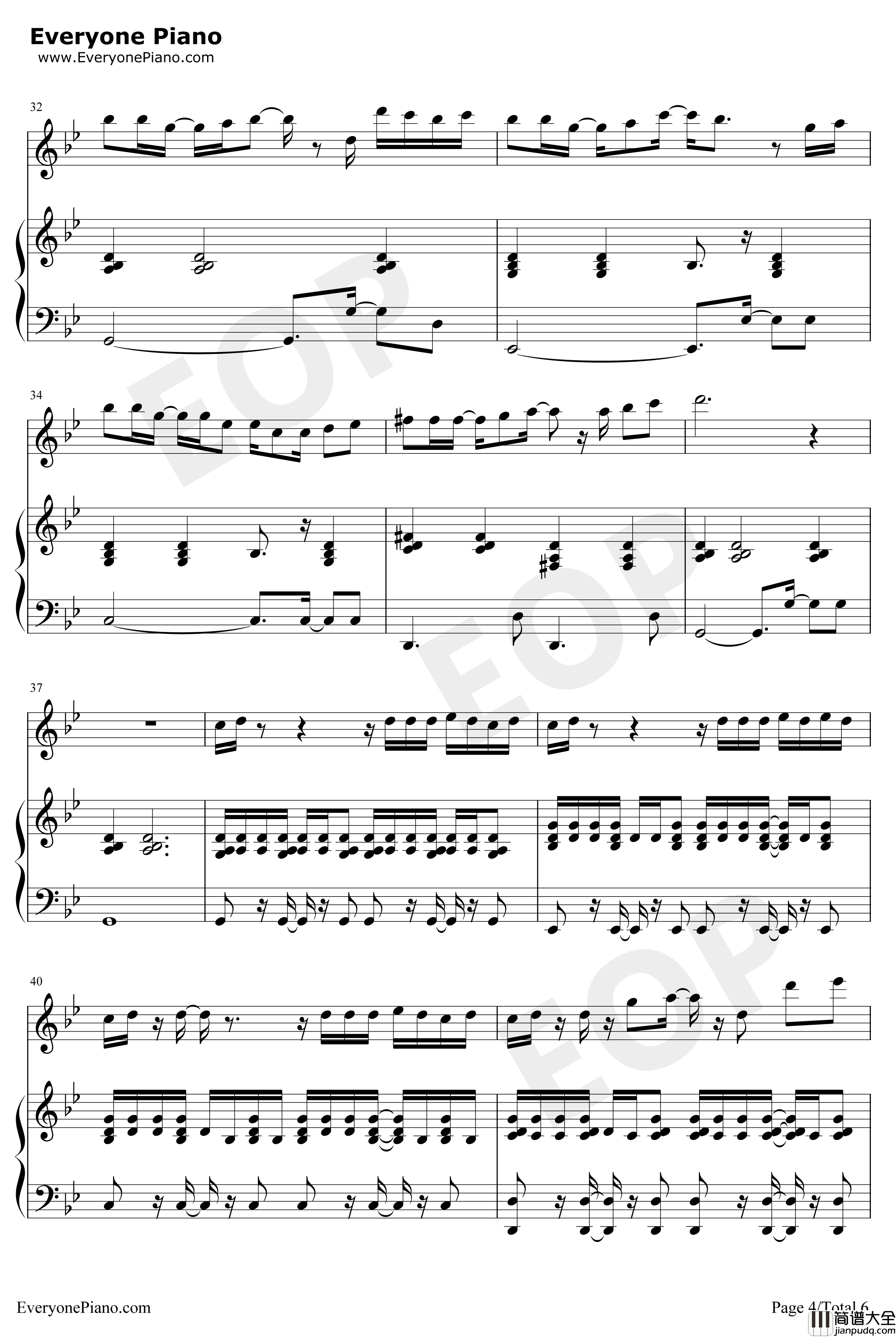 A.I.N.Y钢琴谱_邓紫棋