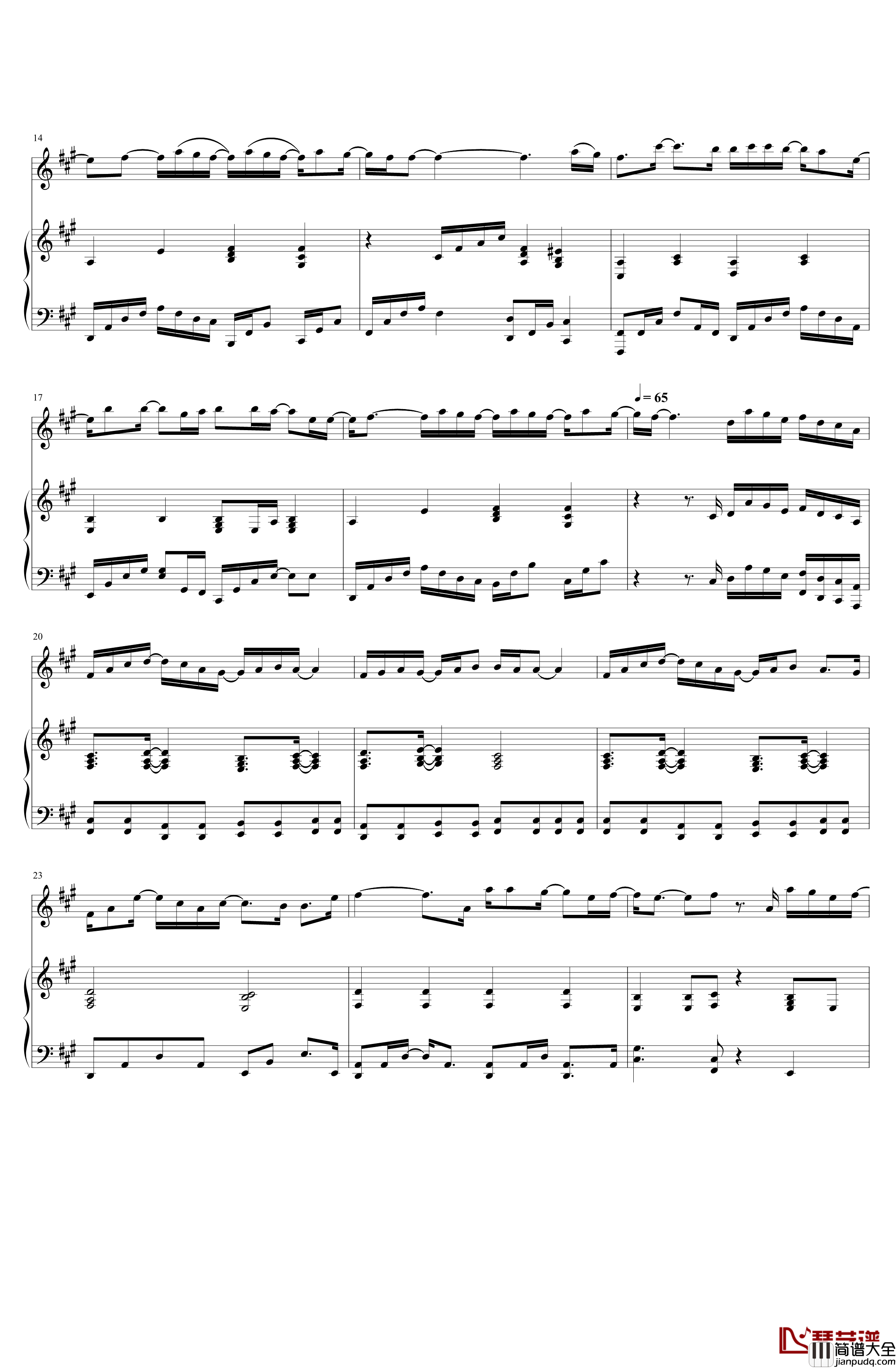 Speechless钢琴谱_鋼琴伴奏版_Disney