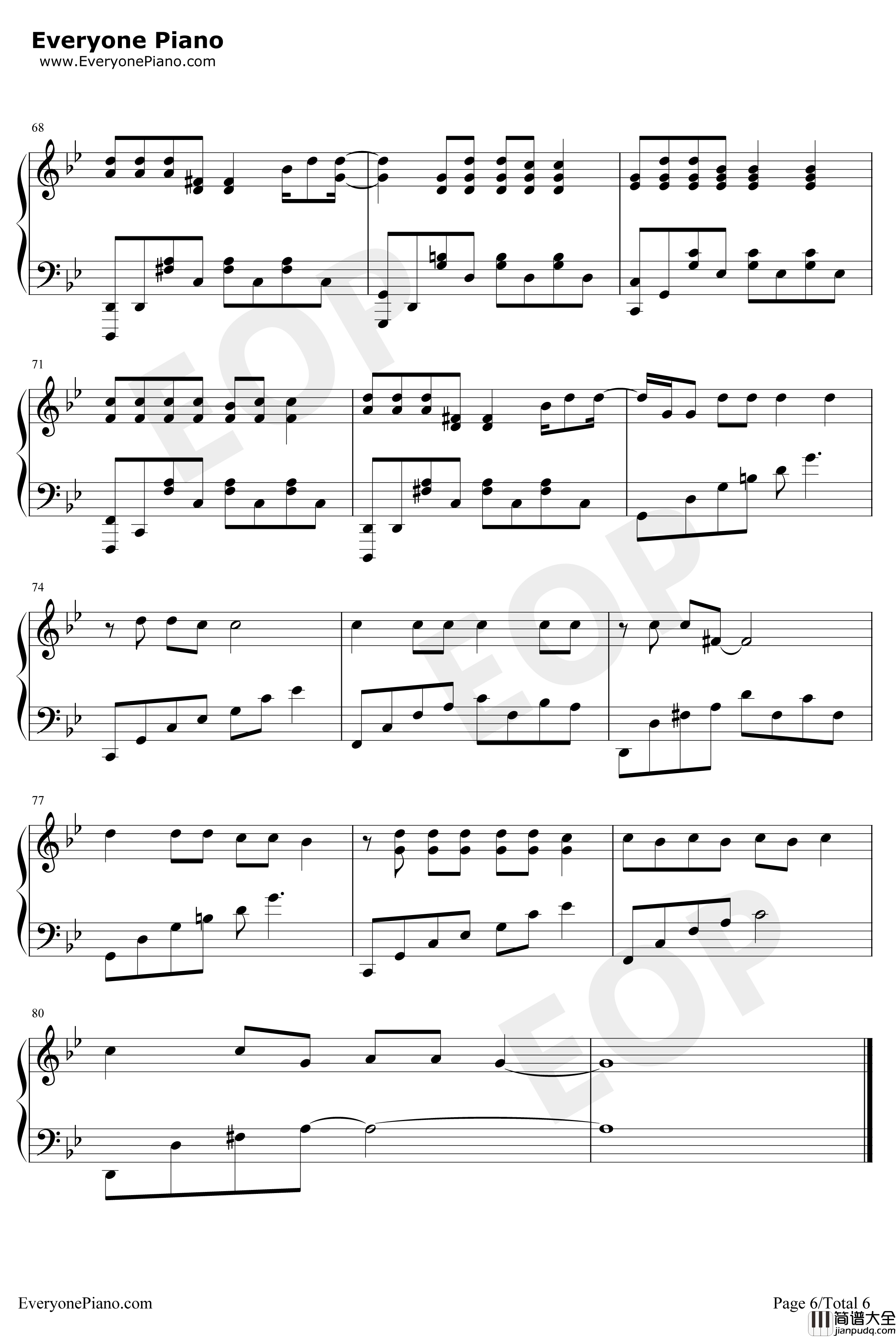 I'm_OK钢琴谱_iKon