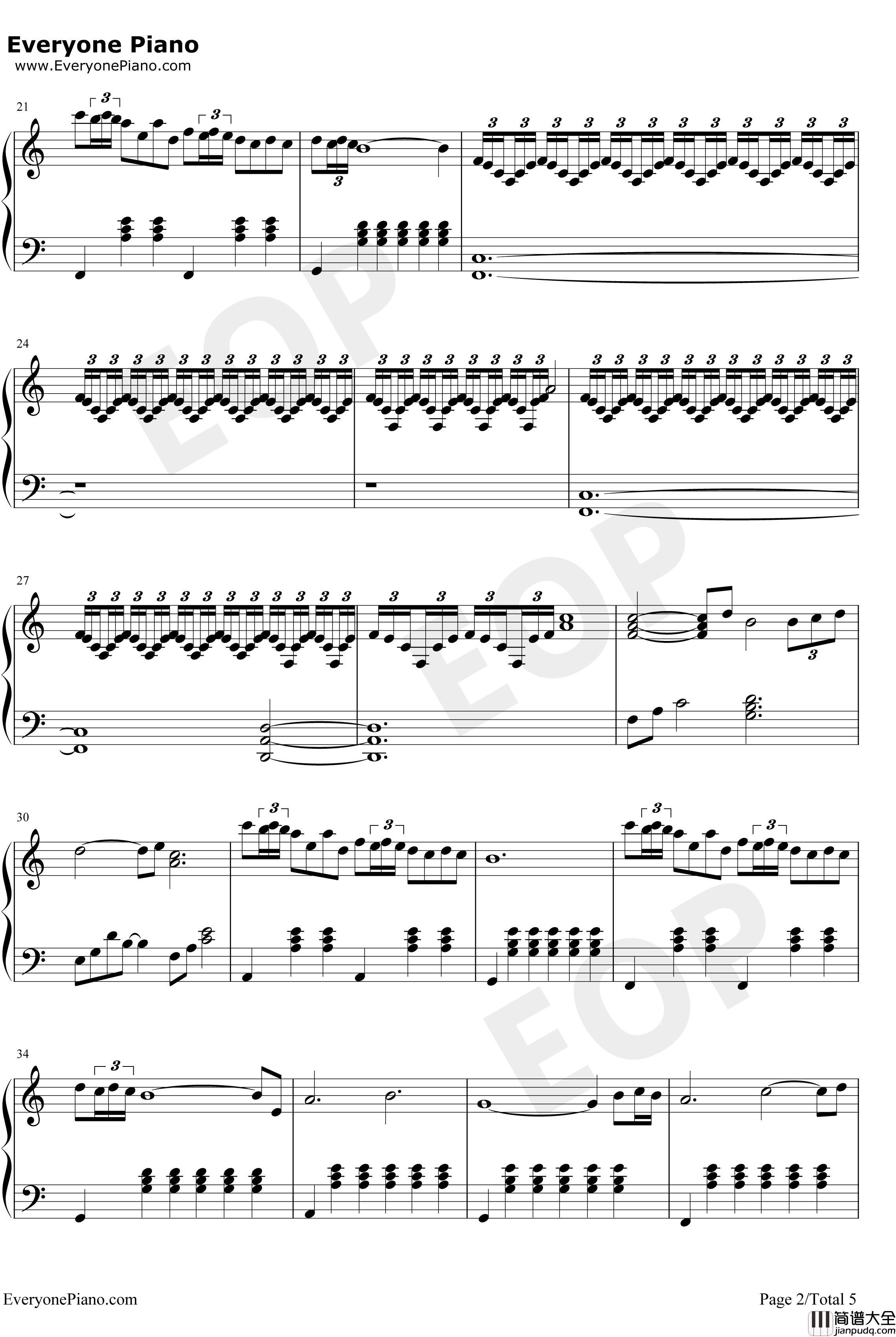 The_Whole_Truth钢琴谱_CarlosCipa_CarlosCipa