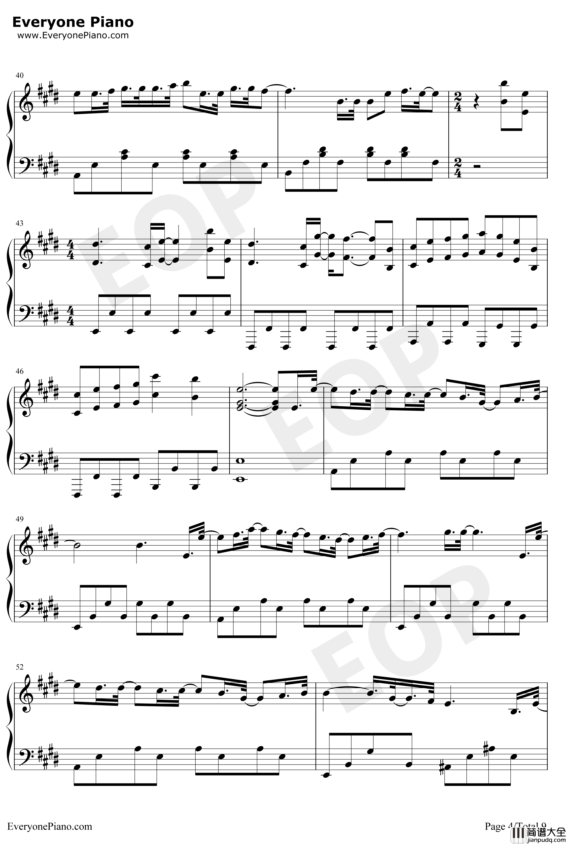 クリスマスソング钢琴谱_backnumber_朝5晚9帅气和尚爱上我主题曲