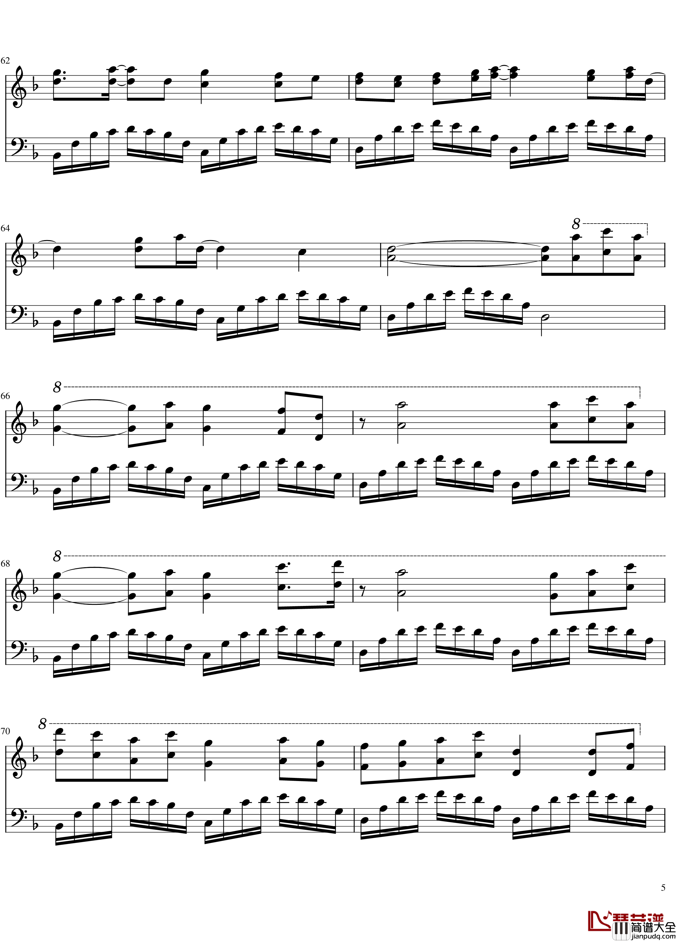 牵丝戏钢琴谱_银临_Aki阿杰