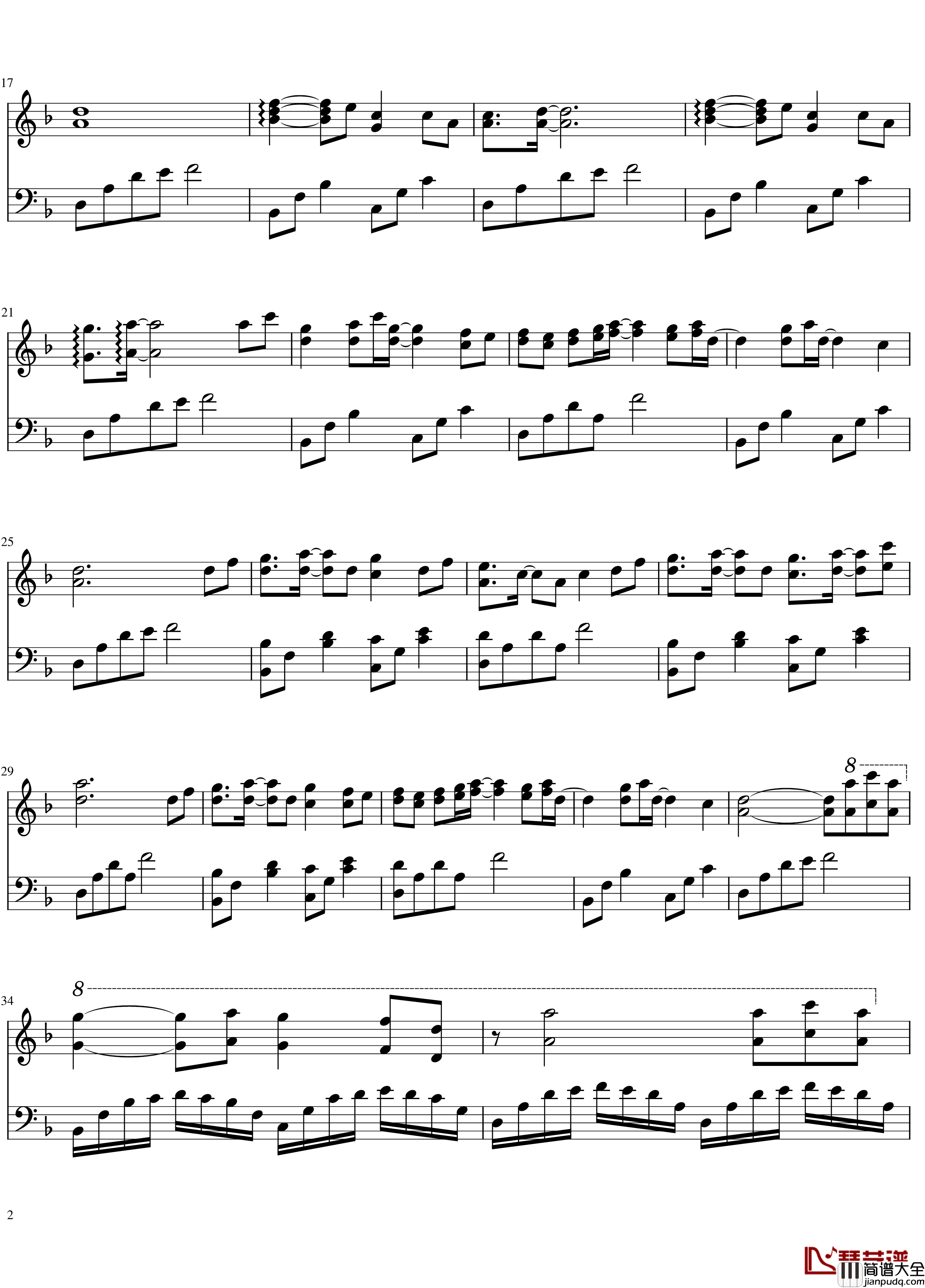 牵丝戏钢琴谱_银临_Aki阿杰