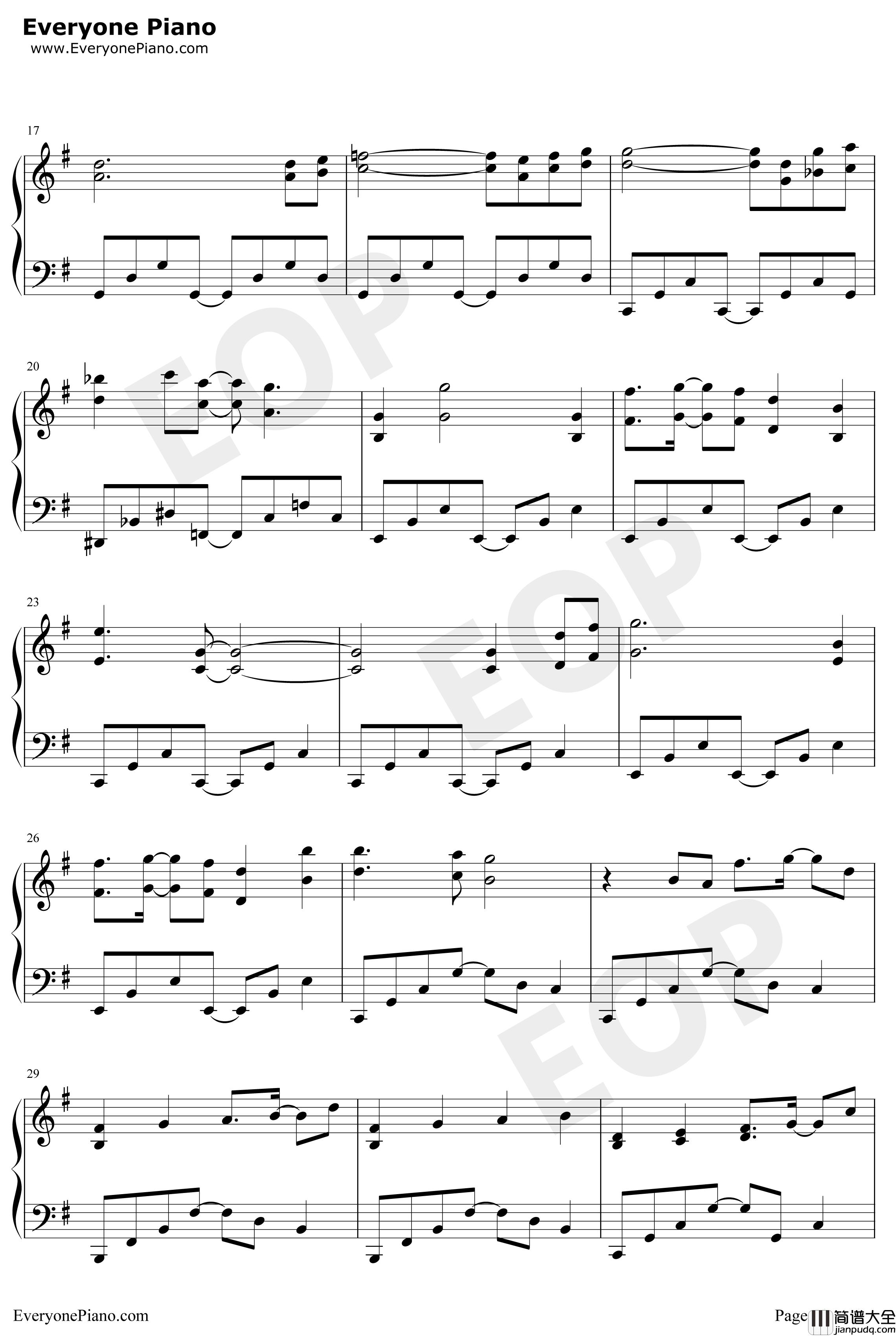 また夏が来る钢琴谱_大塚彩子_ZegapainOST