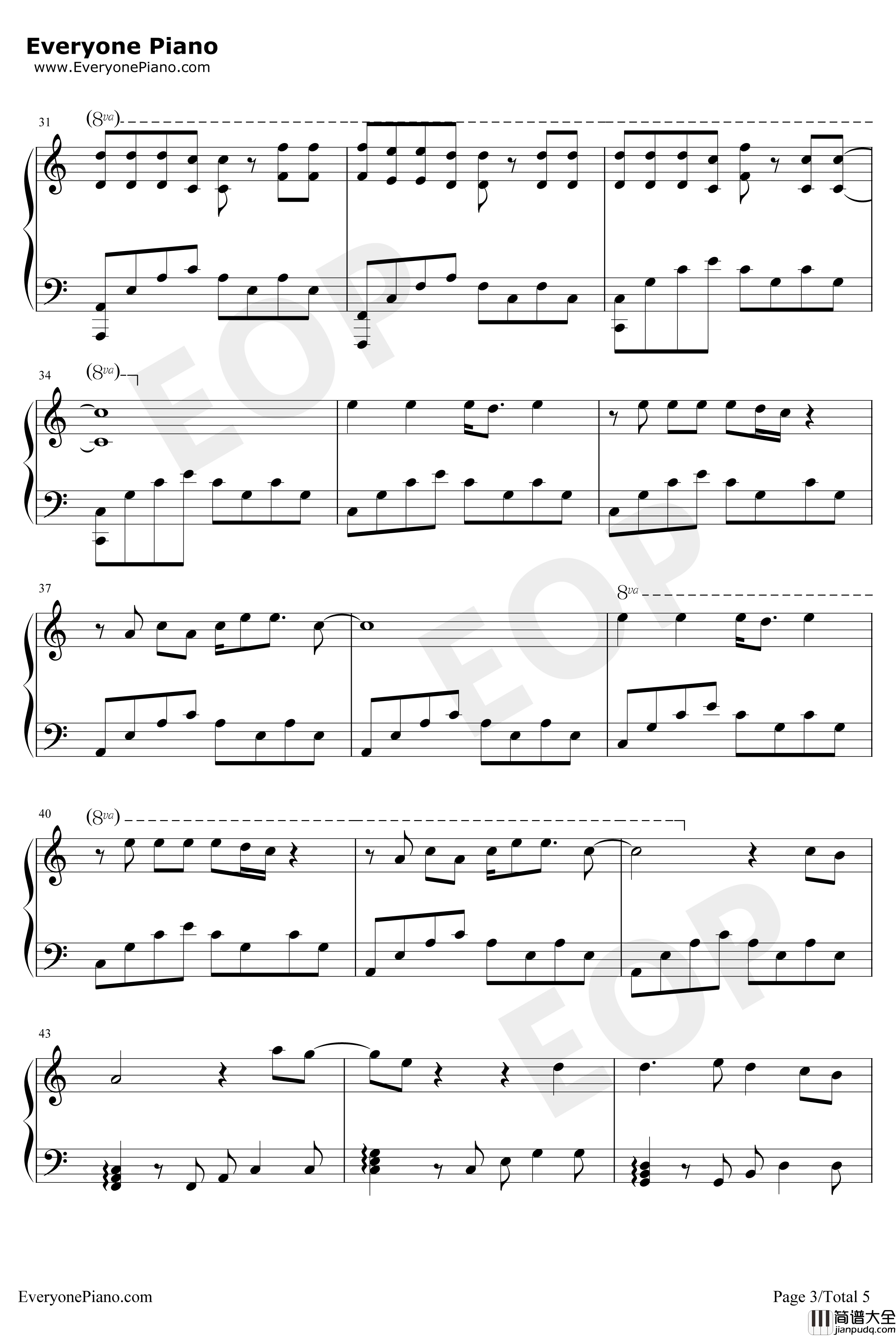 22钢琴谱_SarahMcTernan_2019年欧洲歌唱大赛