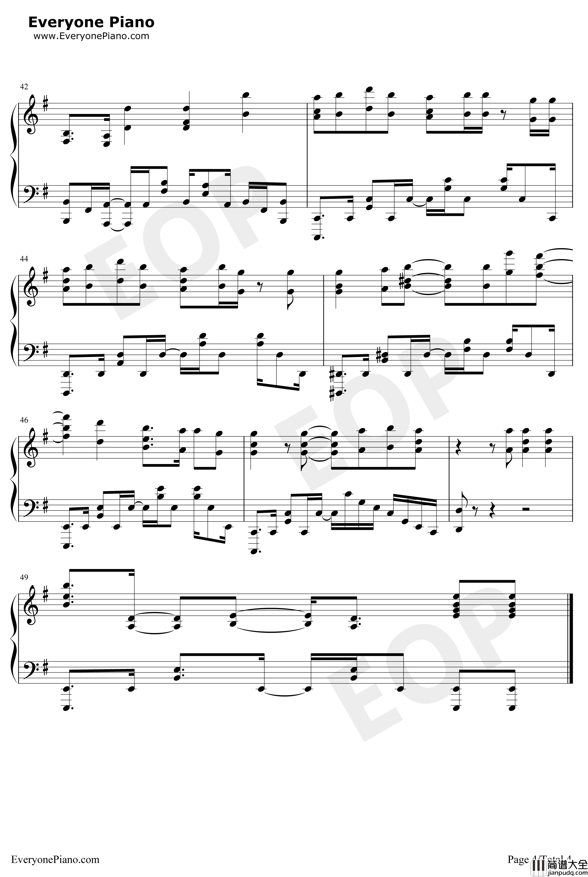 紅蓮華钢琴谱_LiSA_鬼灭之刃OP