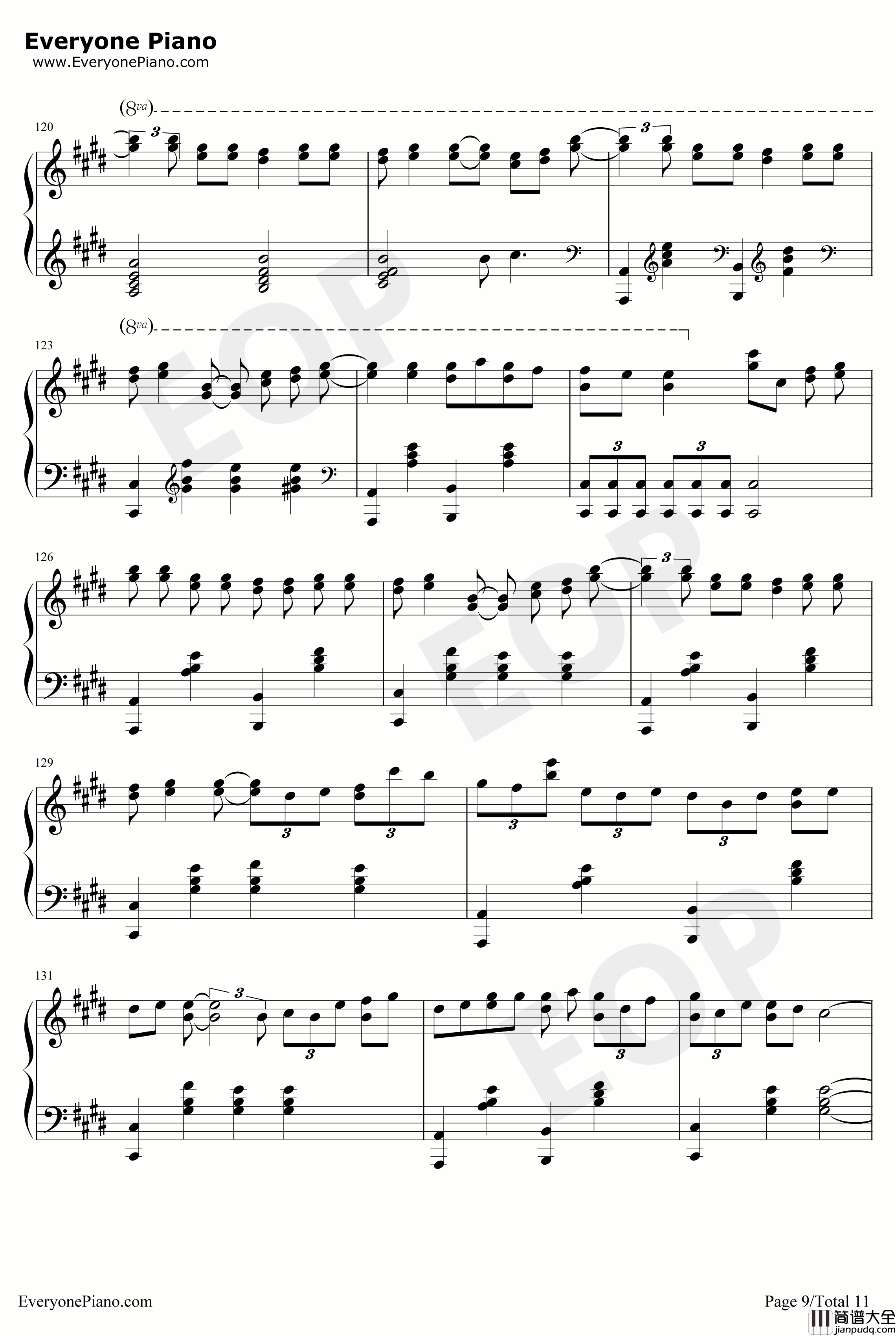 KEYS钢琴谱_ZYTOKINE_PIANOSKETCH