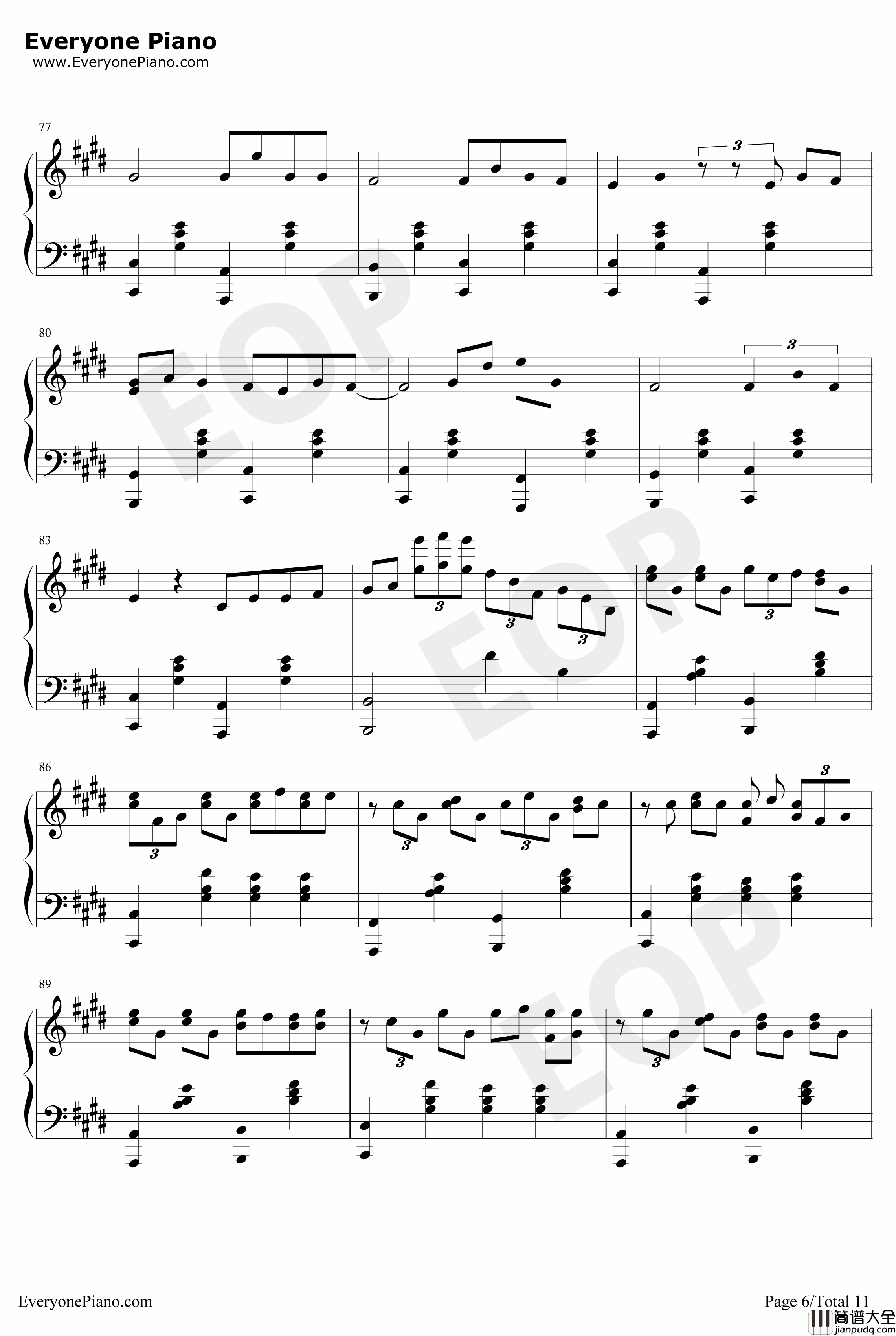 KEYS钢琴谱_ZYTOKINE_PIANOSKETCH