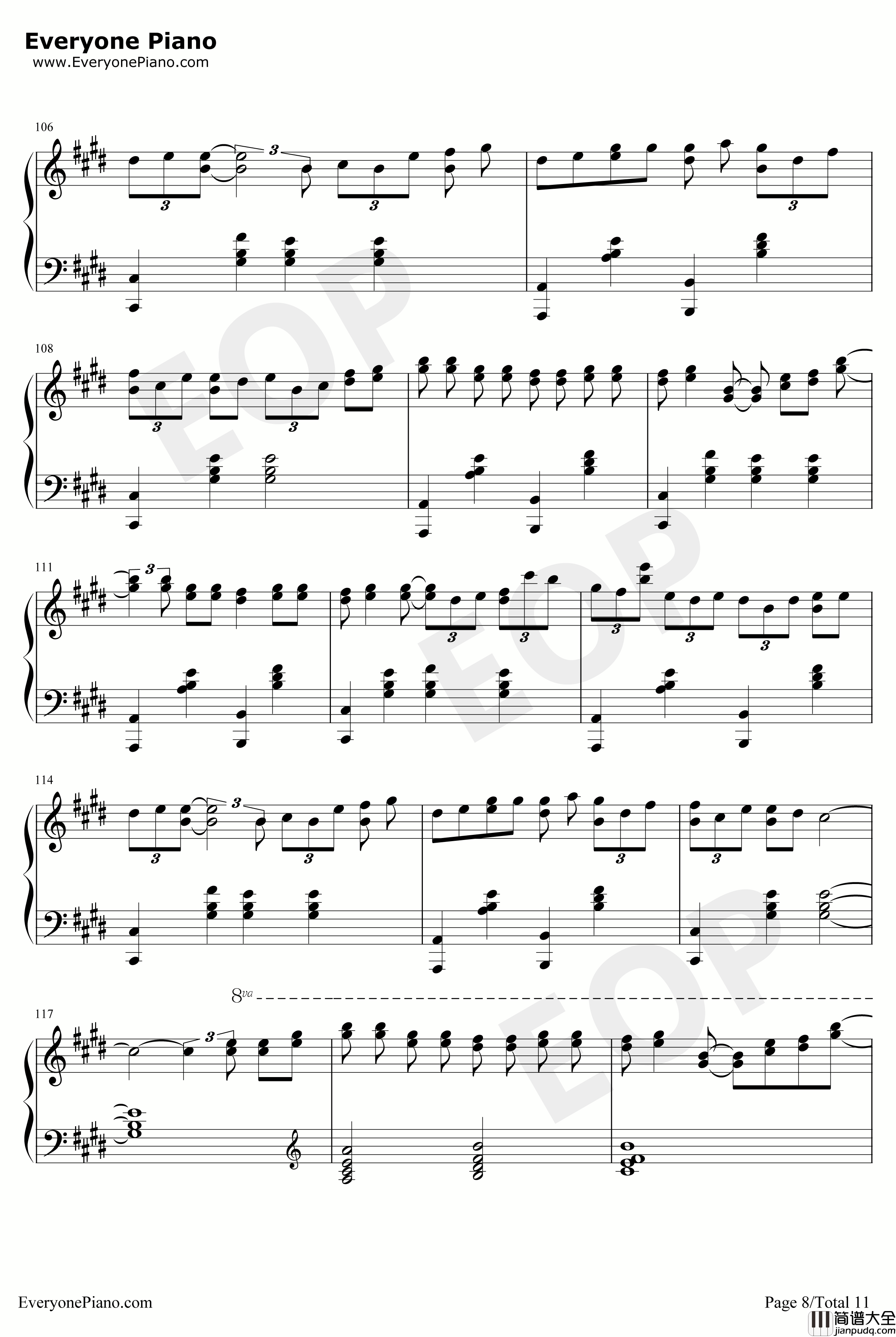 KEYS钢琴谱_ZYTOKINE_PIANOSKETCH