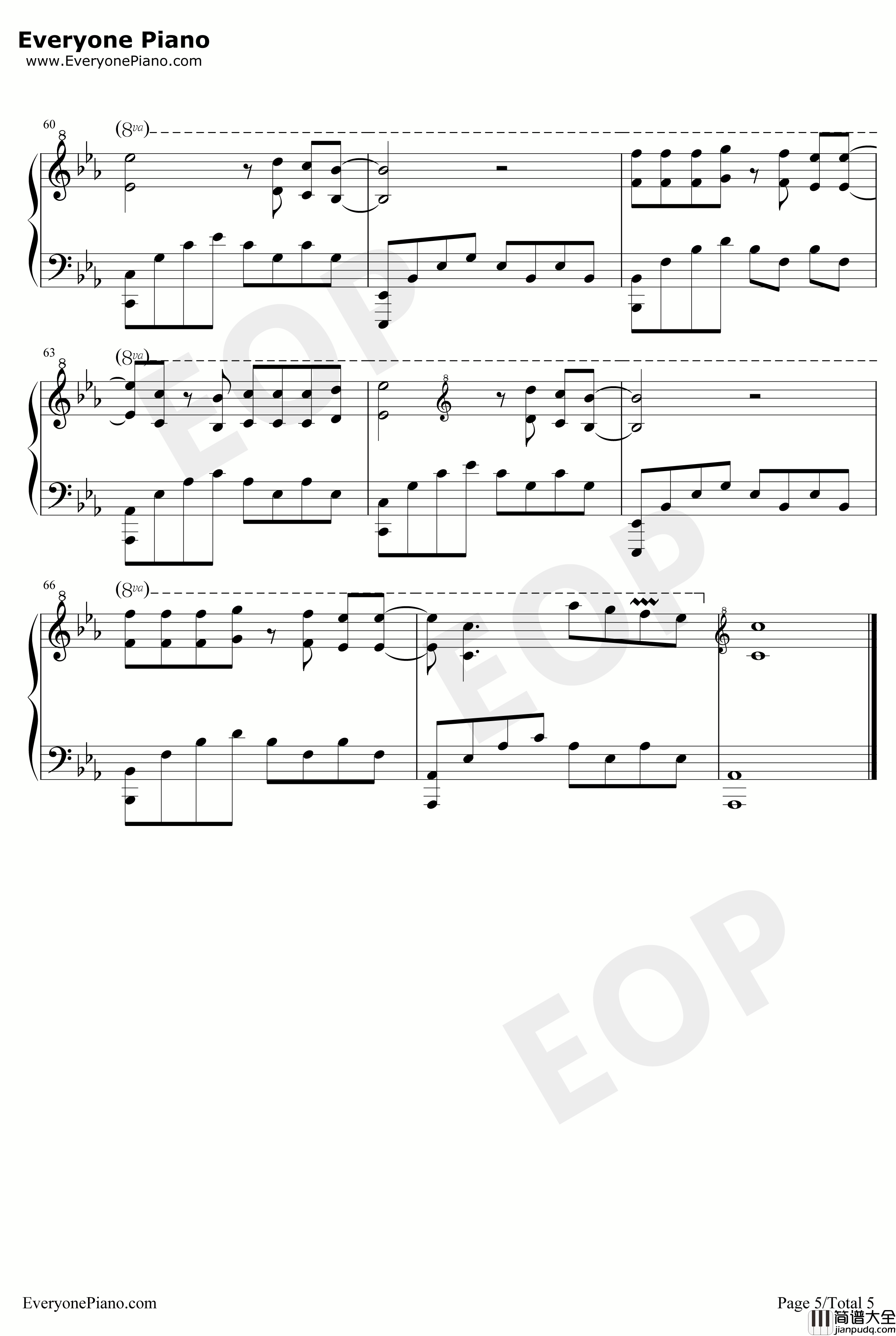 La_Venda钢琴谱_Miki_2019年欧洲歌唱大赛