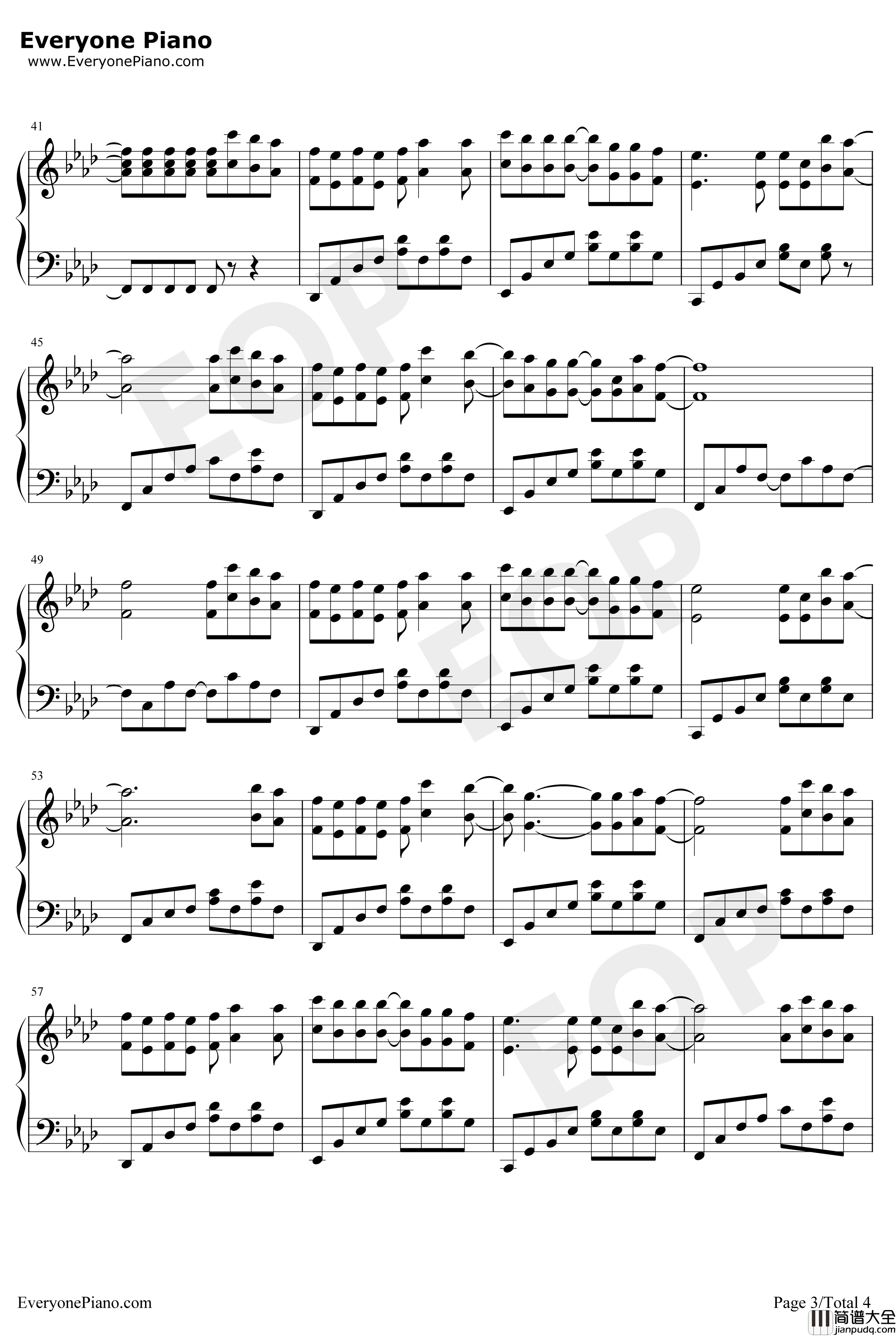 赢在江湖钢琴谱_姜鹏_有多少世间万物沦落为孤独一注才会羡慕别人的幸福_抖音热曲