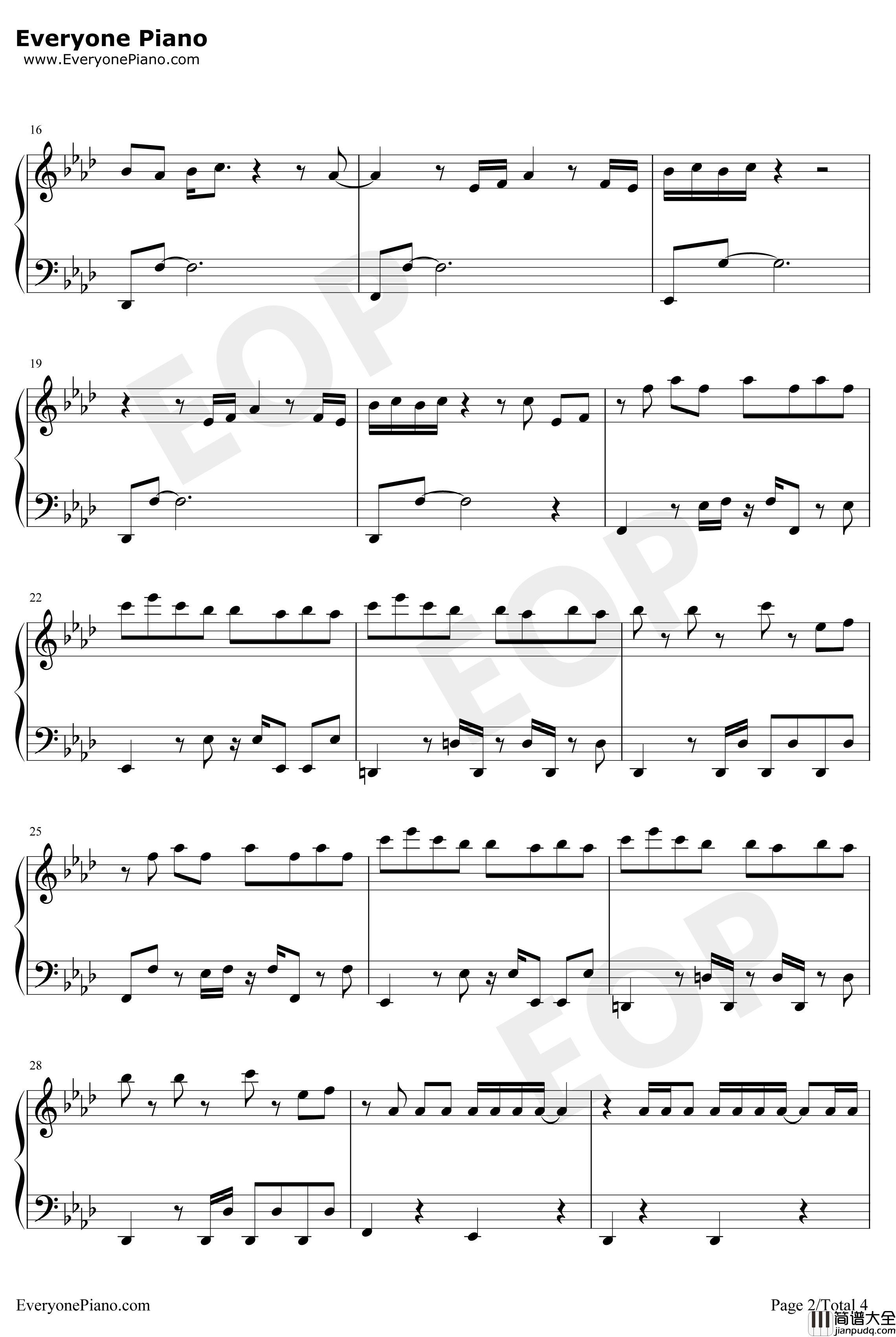 Summer_Days钢琴谱_Martin_Garrix