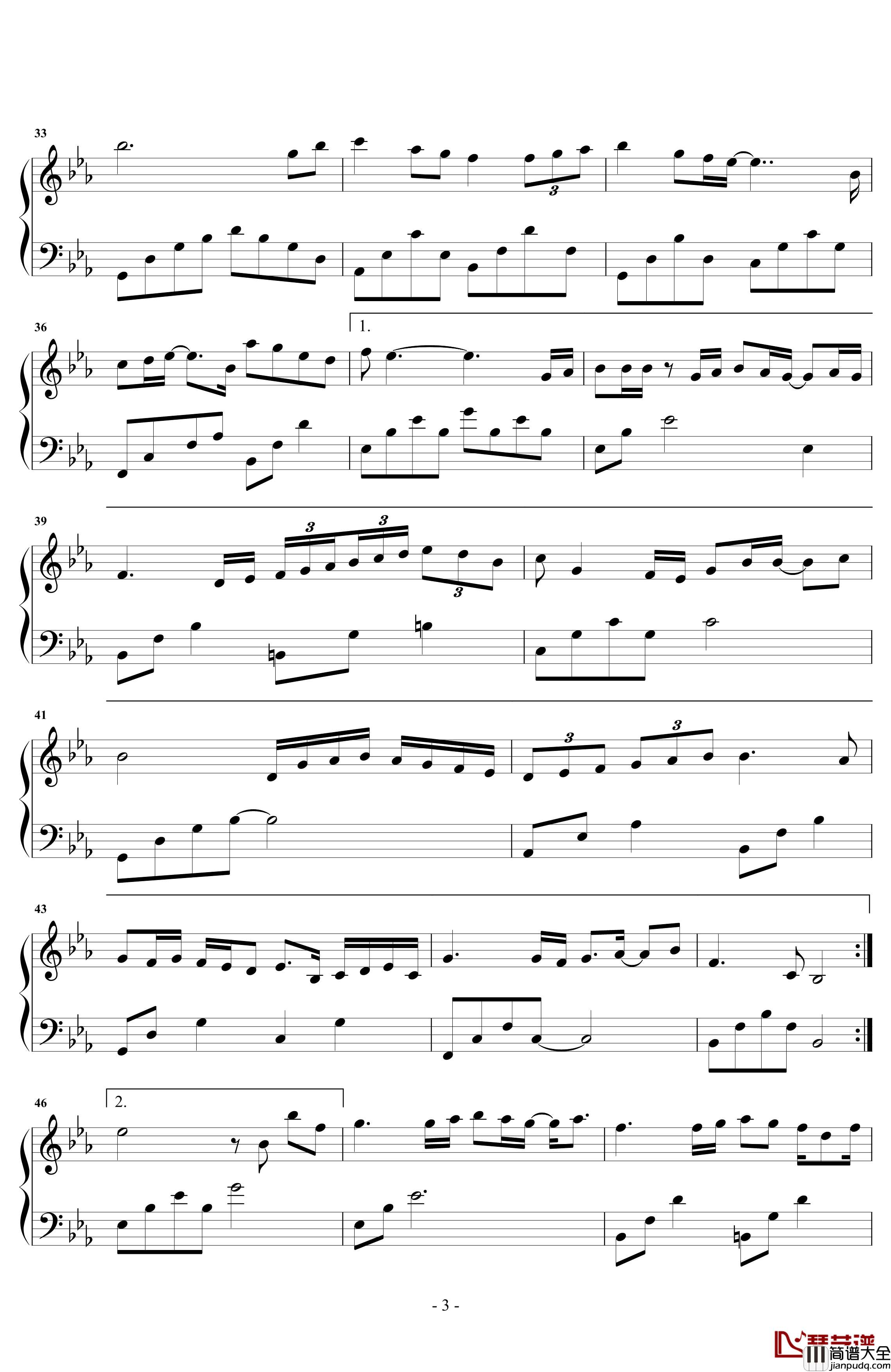 再遇不到你这样的人钢琴谱_贺敬轩