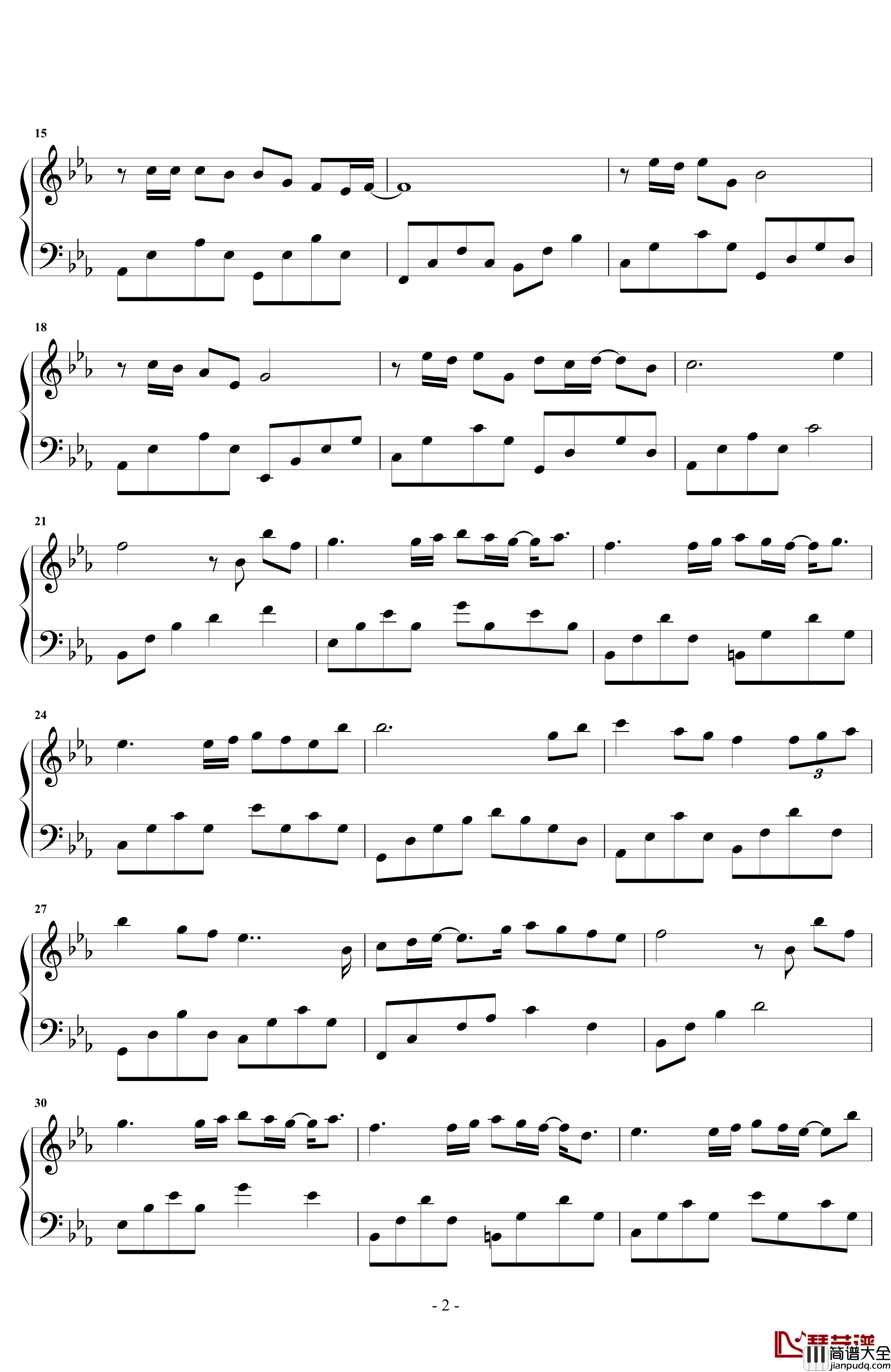 再遇不到你这样的人钢琴谱_贺敬轩