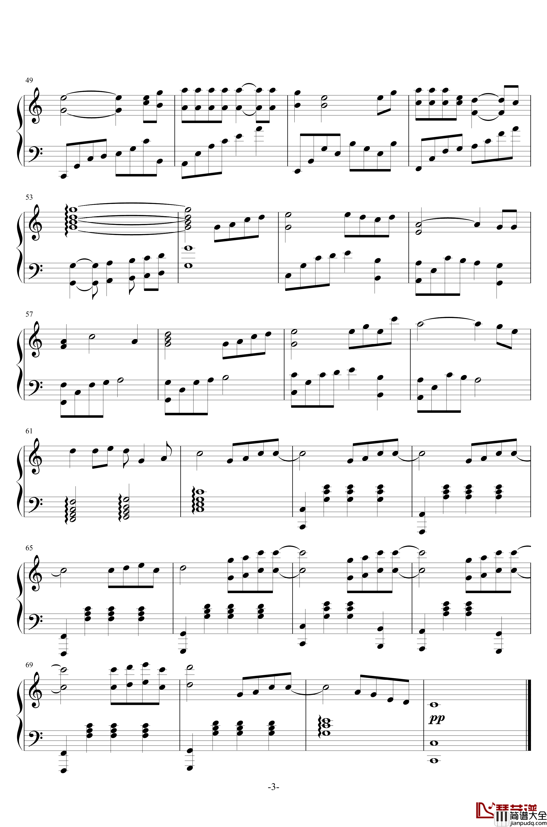 笑看风云钢琴谱_郑少秋