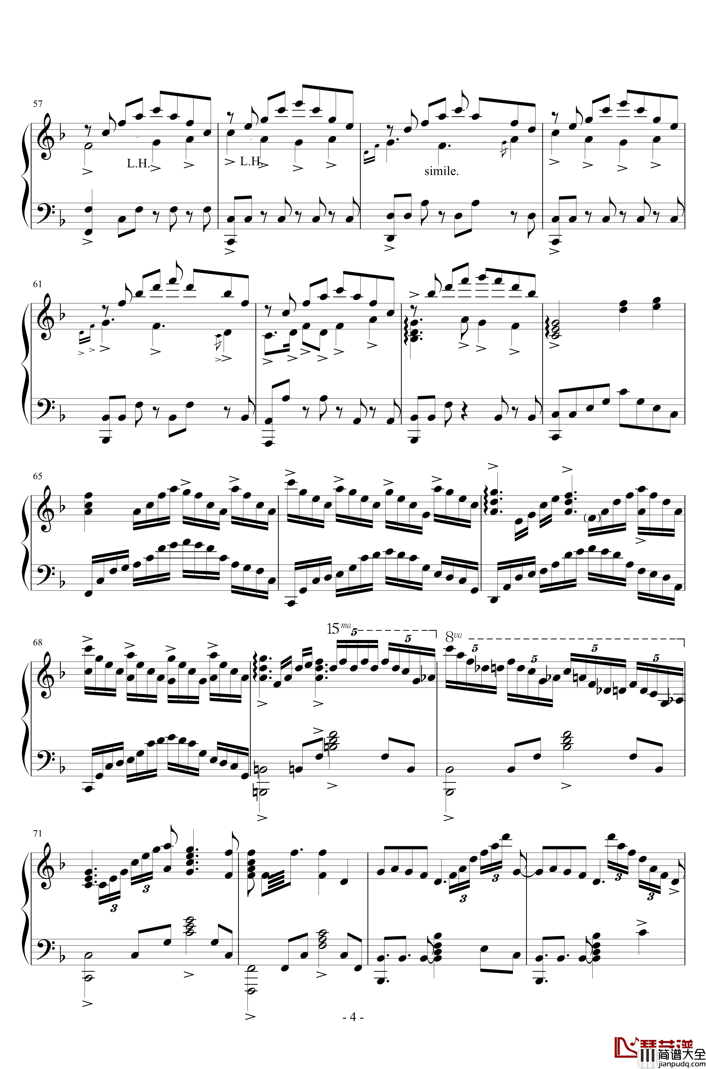 霜雪千年钢琴谱_洛天依