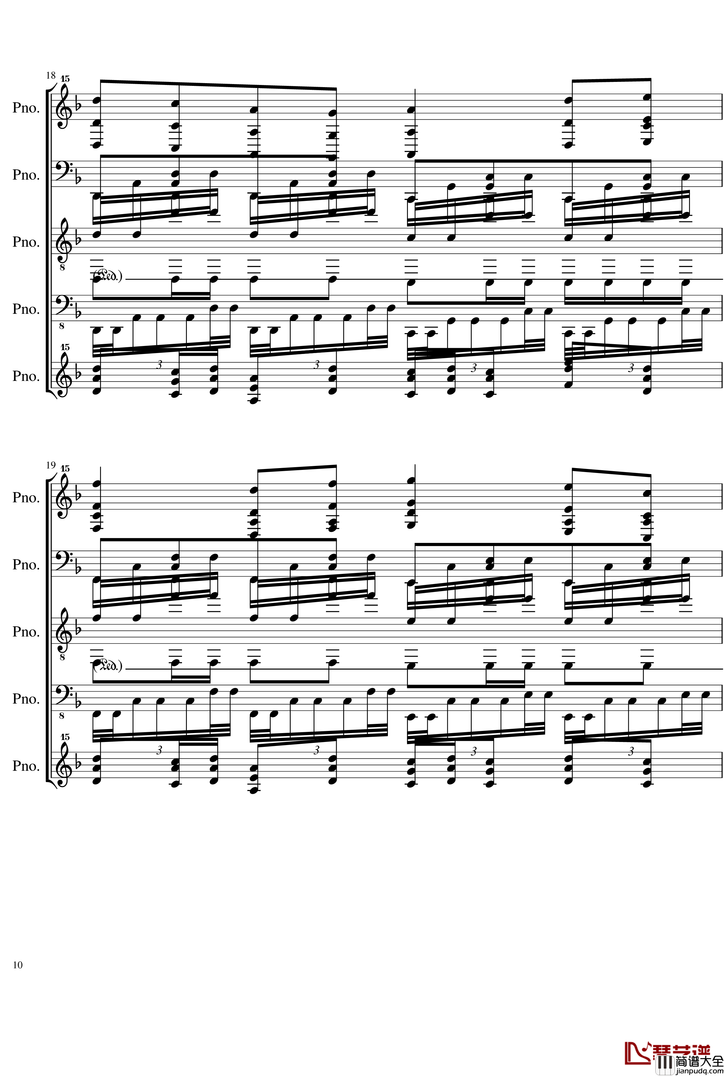 五月雨戀歌钢琴谱_Full_Version_28K_初音未来