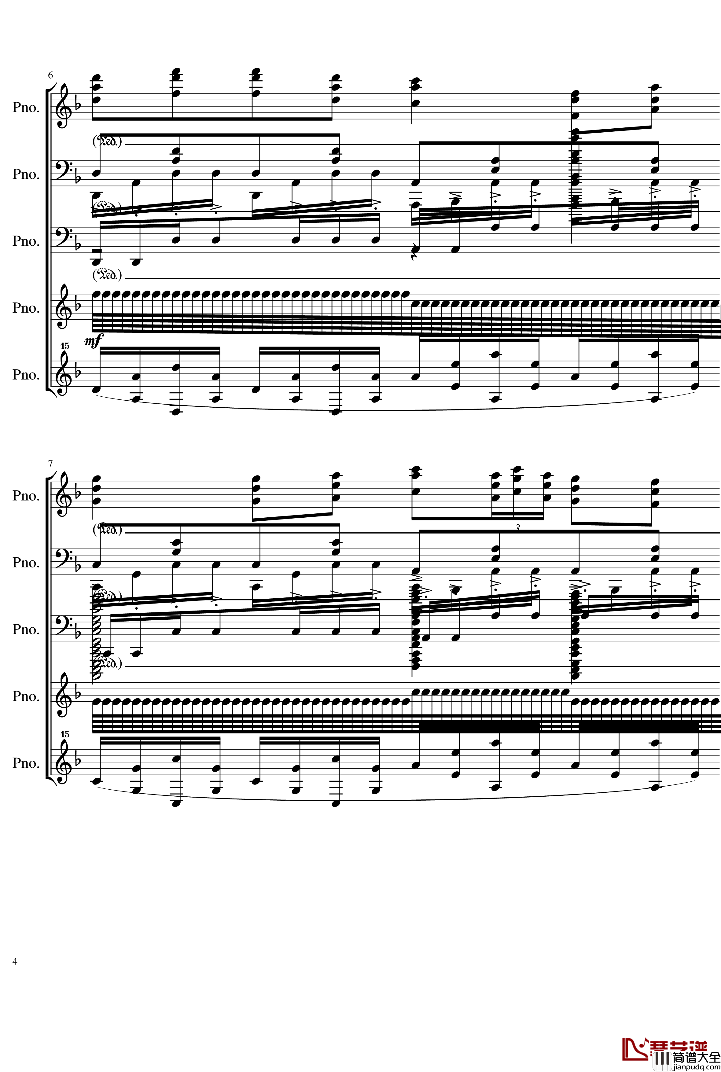 五月雨戀歌钢琴谱_Full_Version_28K_初音未来