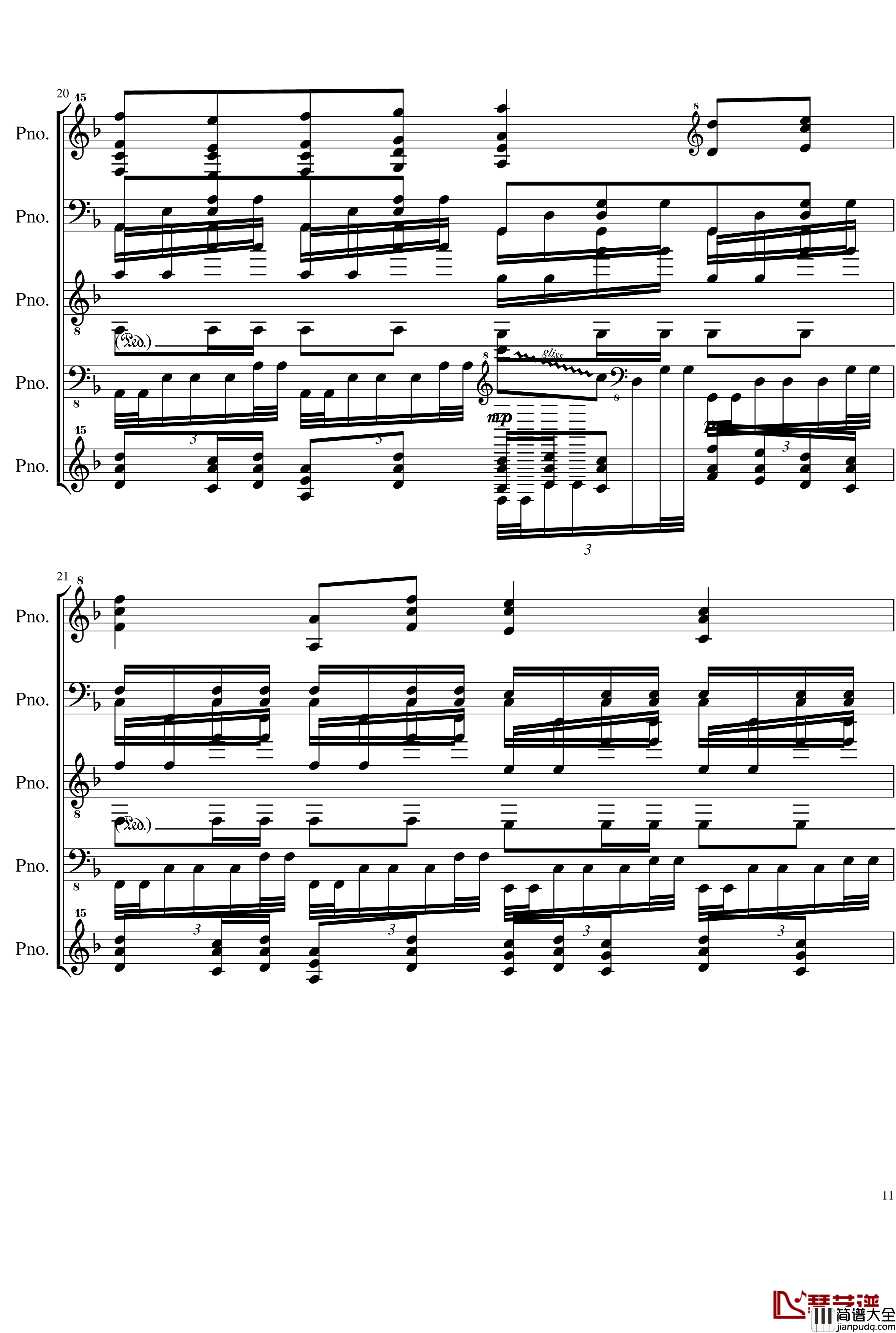 五月雨戀歌钢琴谱_Full_Version_28K_初音未来