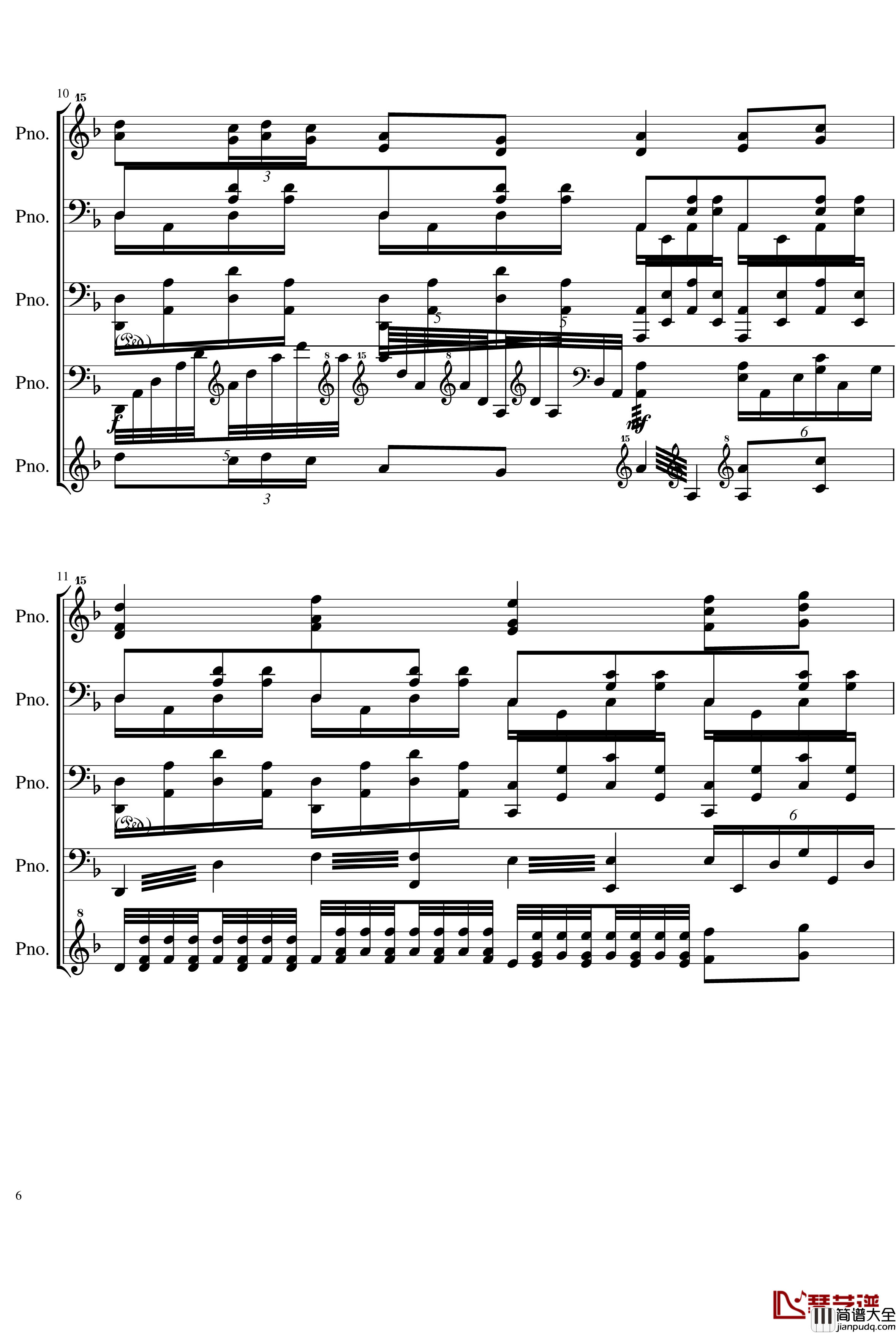 五月雨戀歌钢琴谱_Full_Version_28K_初音未来