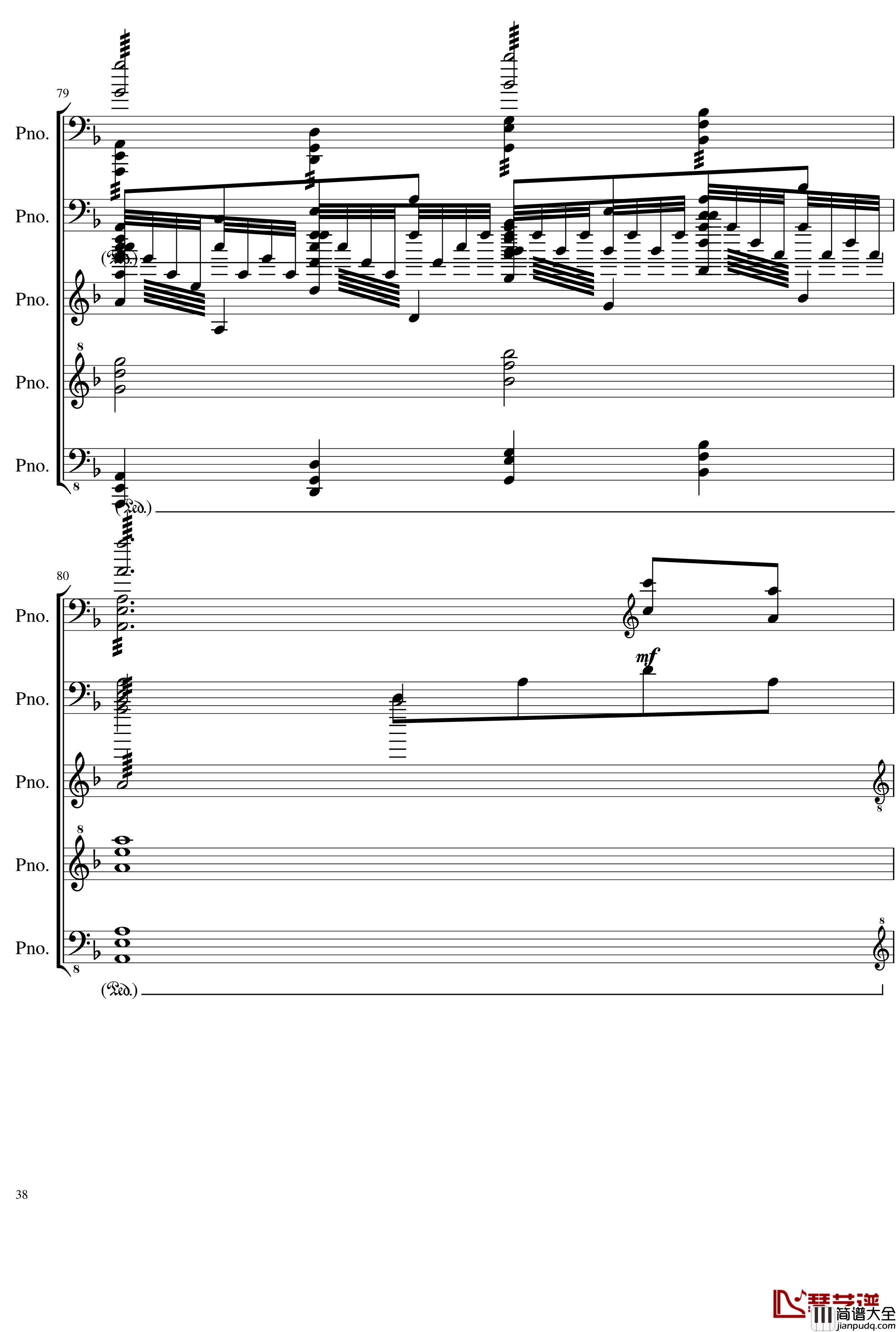 五月雨戀歌钢琴谱_Full_Version_28K_初音未来