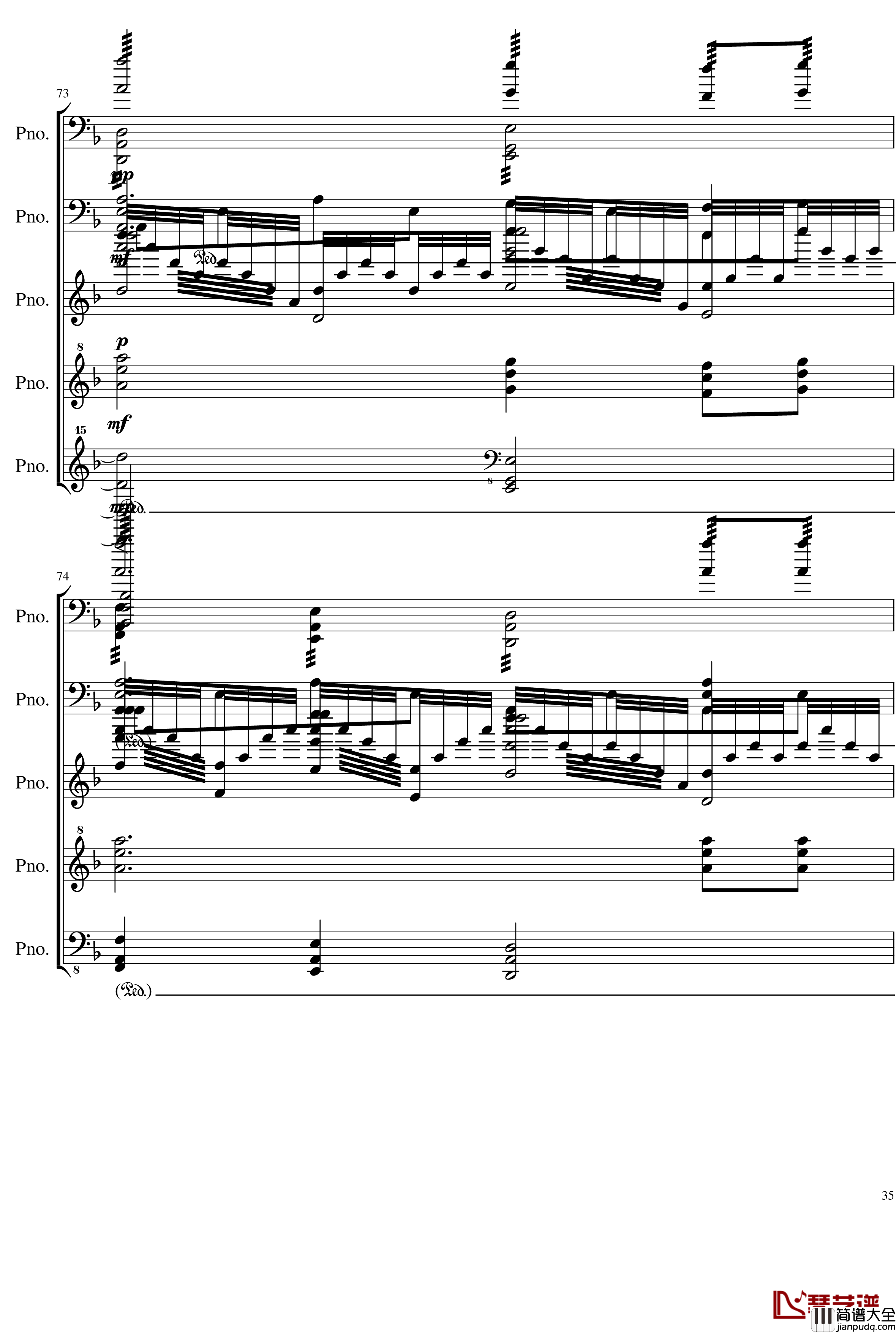 五月雨戀歌钢琴谱_Full_Version_28K_初音未来