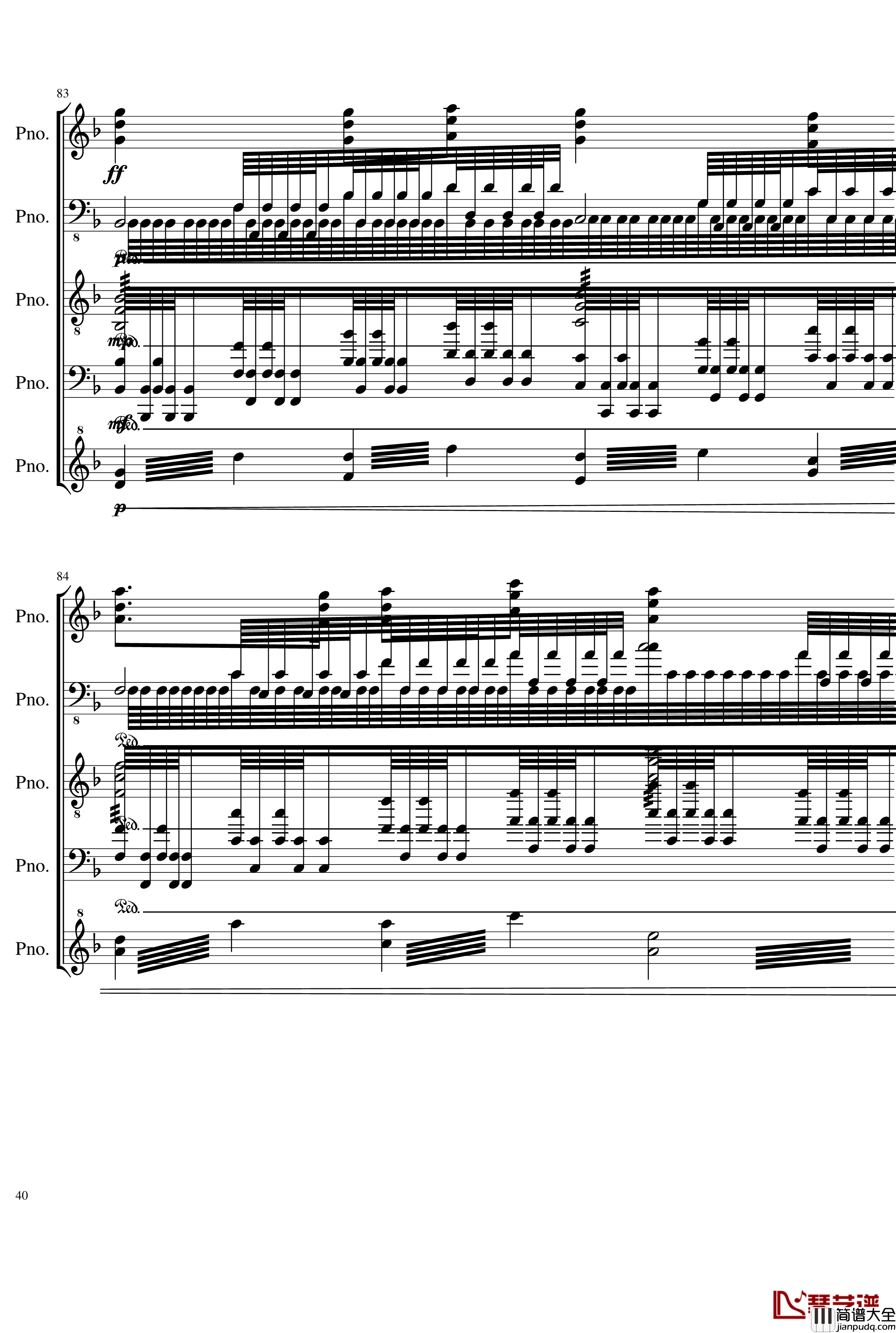 五月雨戀歌钢琴谱_Full_Version_28K_初音未来