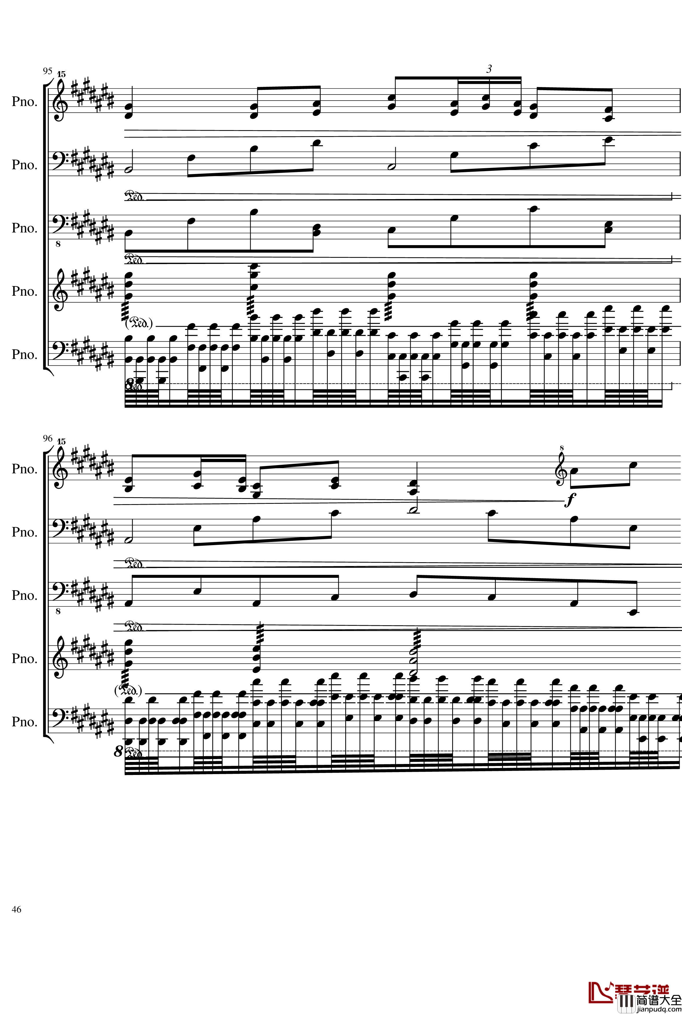 五月雨戀歌钢琴谱_Full_Version_28K_初音未来