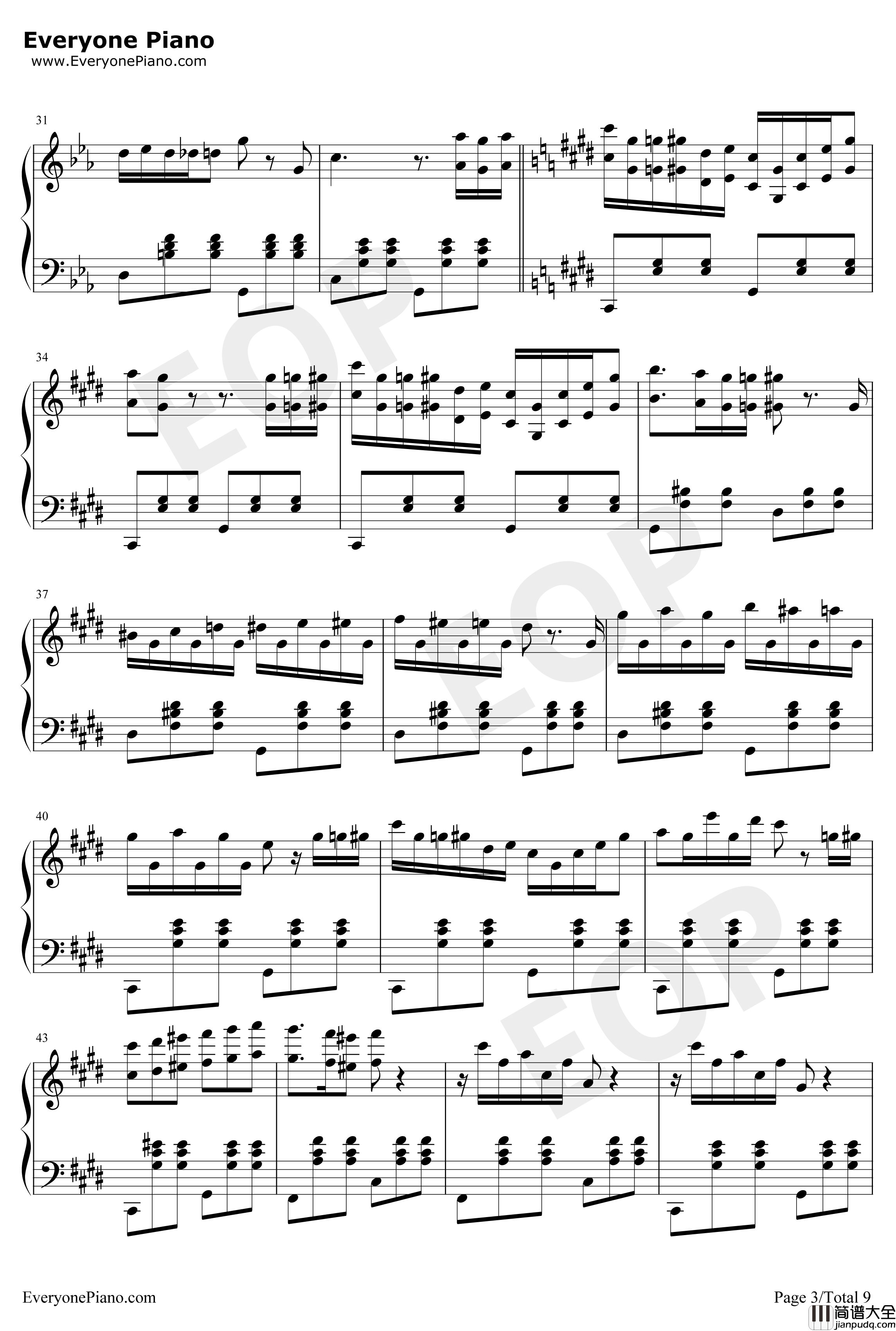 Dernier_Vol钢琴谱_Raphaël_Beau_尽情游戏_漫长的婚约