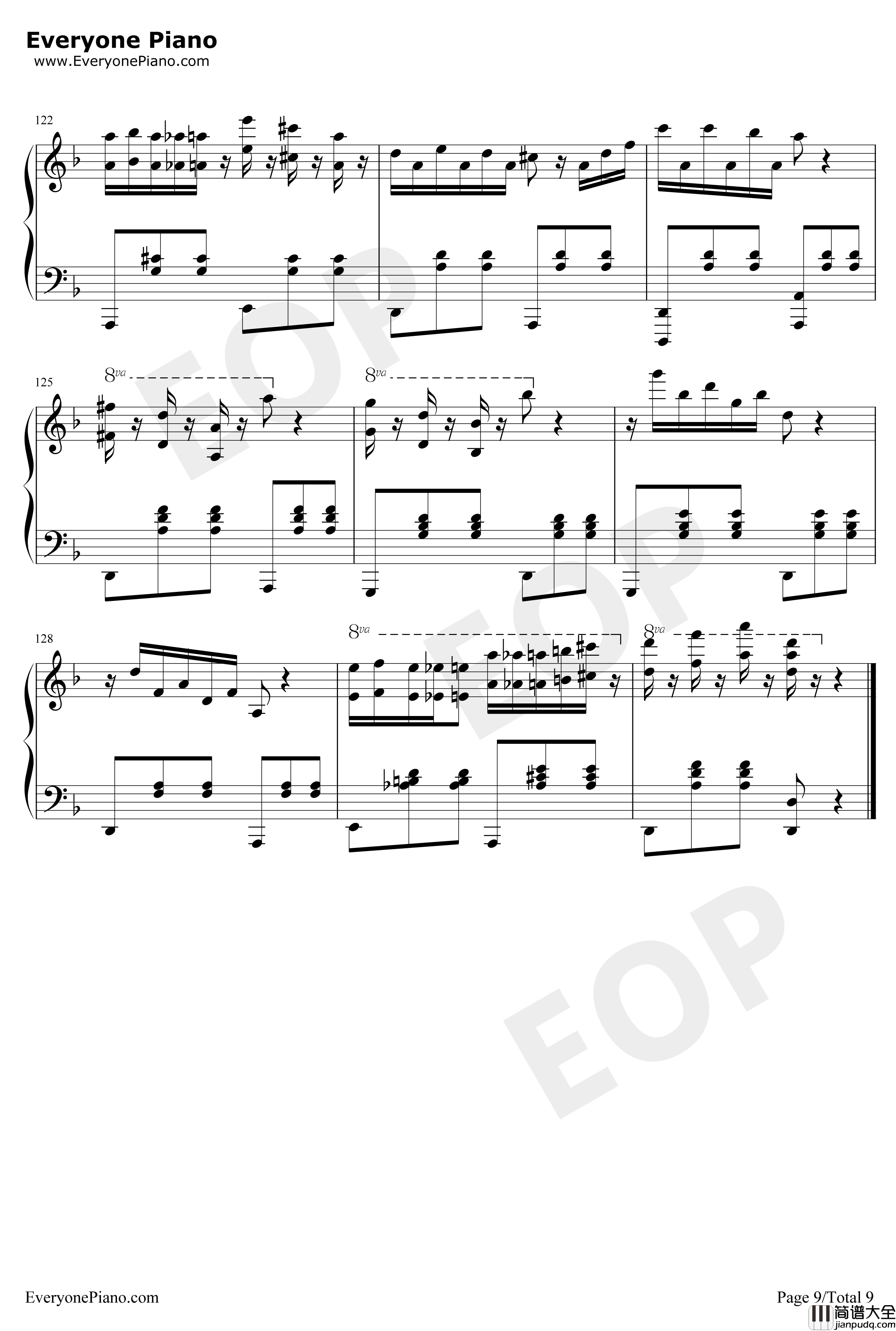 Dernier_Vol钢琴谱_Raphaël_Beau_尽情游戏_漫长的婚约