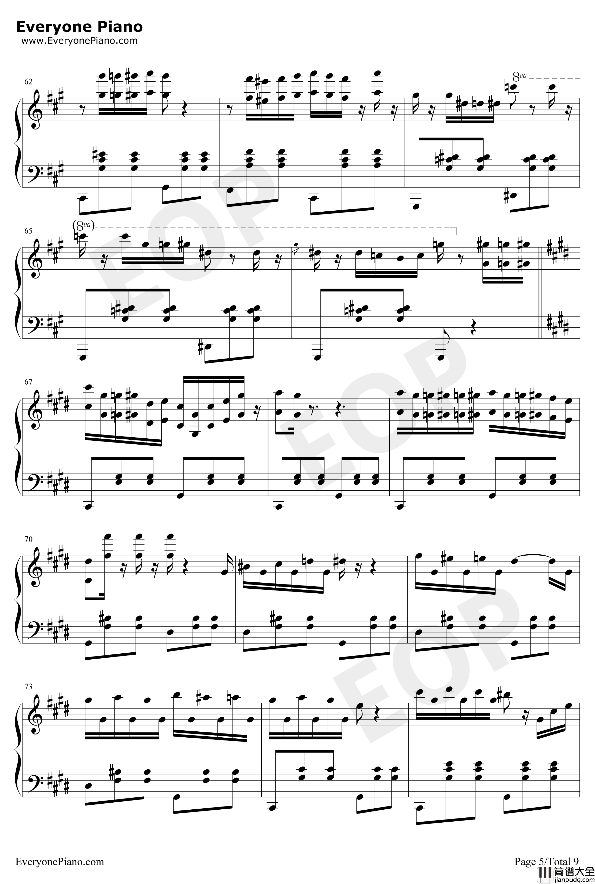 Dernier_Vol钢琴谱_Raphaël_Beau_尽情游戏_漫长的婚约