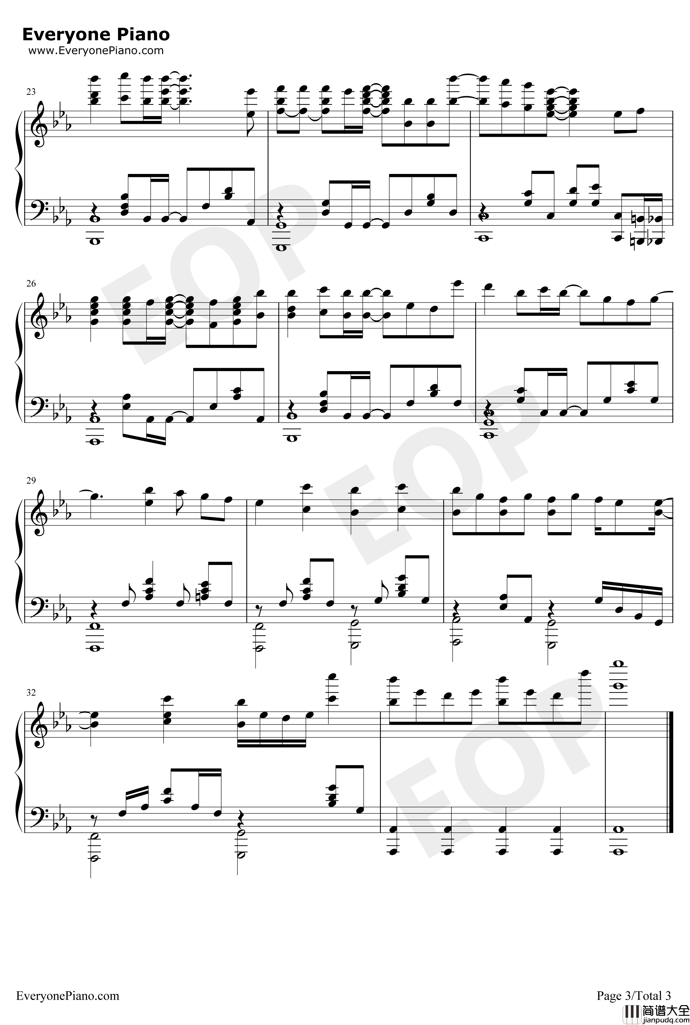 グレイ钢琴谱_sajounohana_路人超能100ⅡED