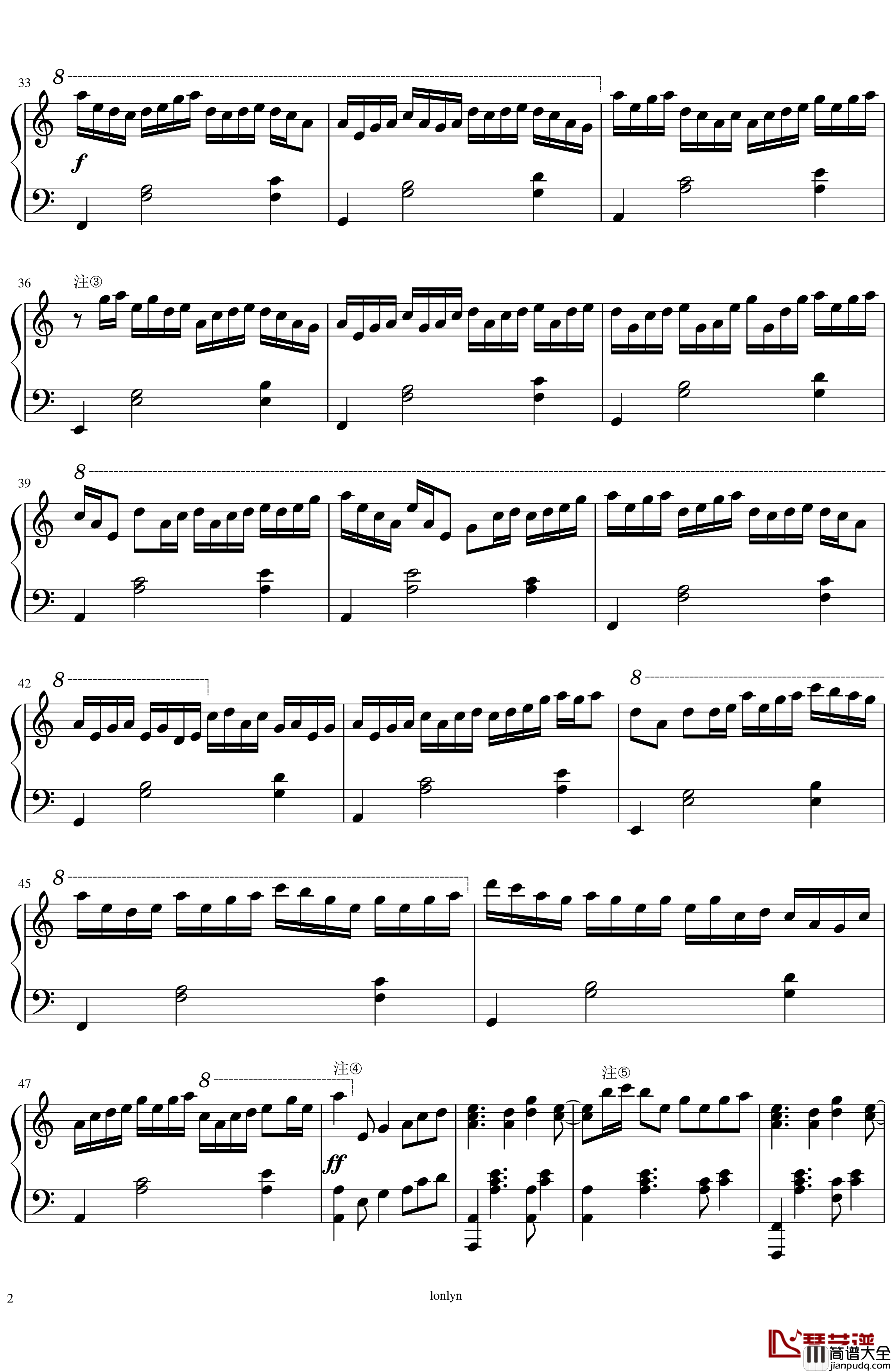 Metheus钢琴谱_ARForest