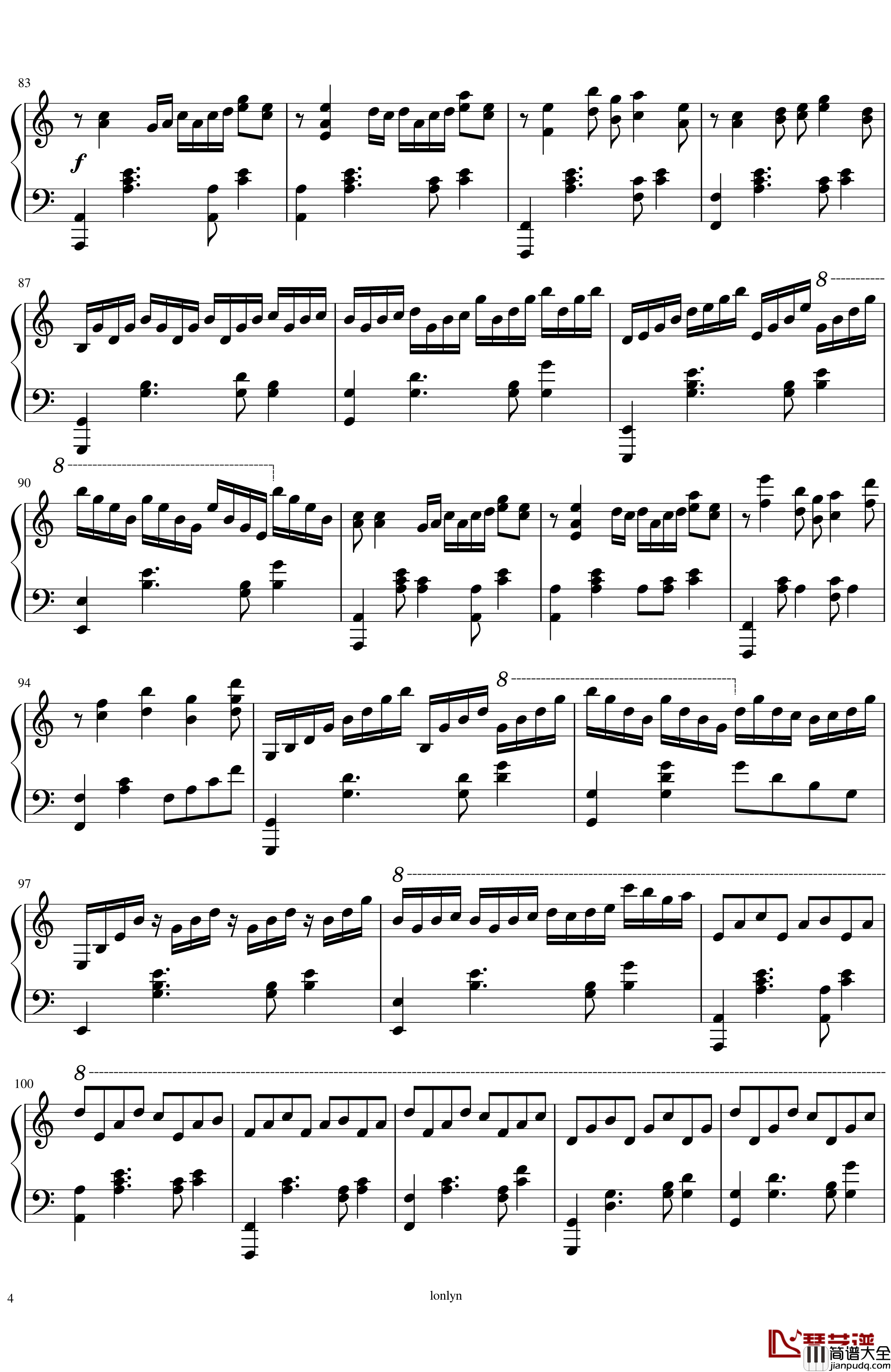 Metheus钢琴谱_ARForest