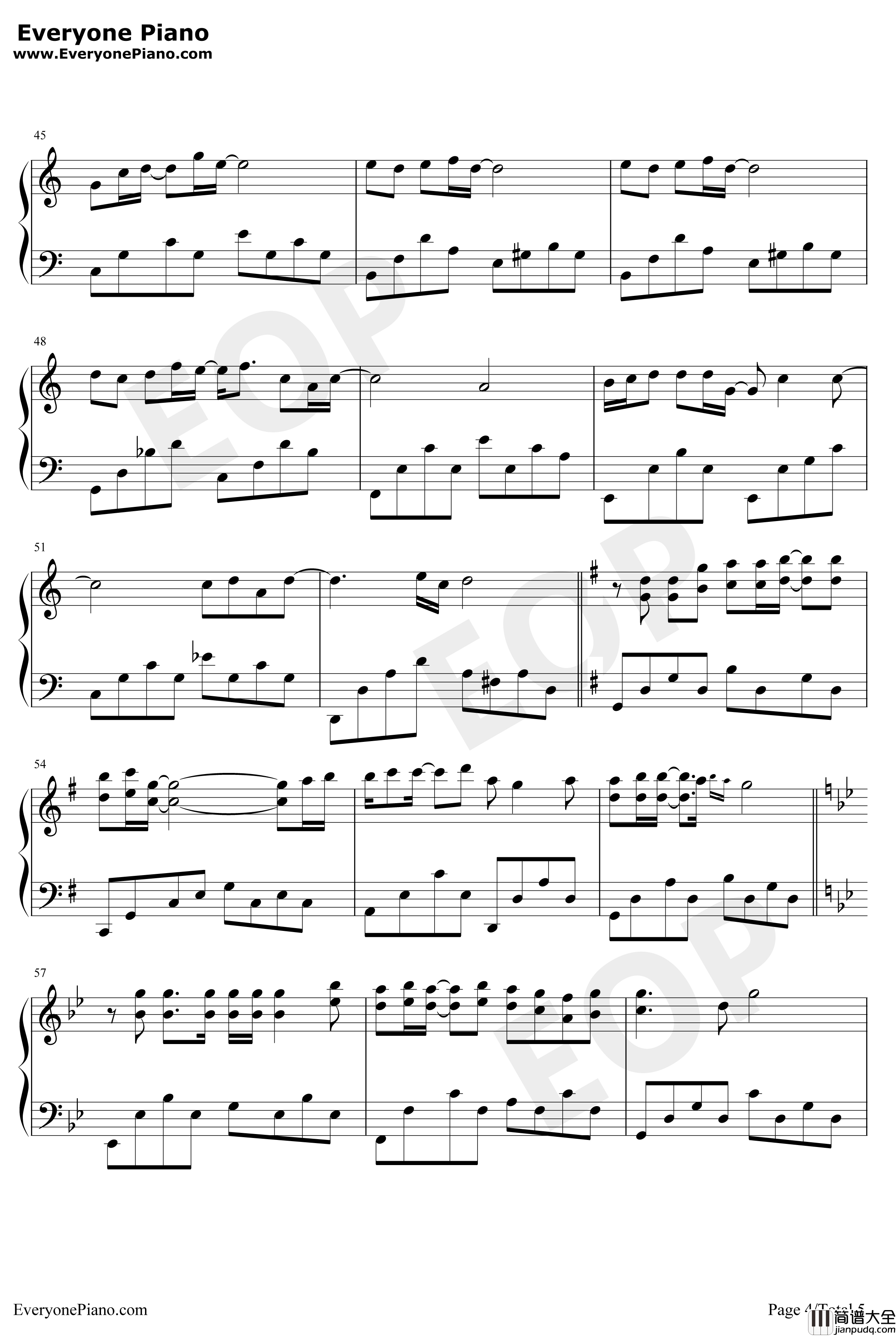 Forever_Friends钢琴谱_DAOKO_升起的烟花从下面看还是从侧面看插曲