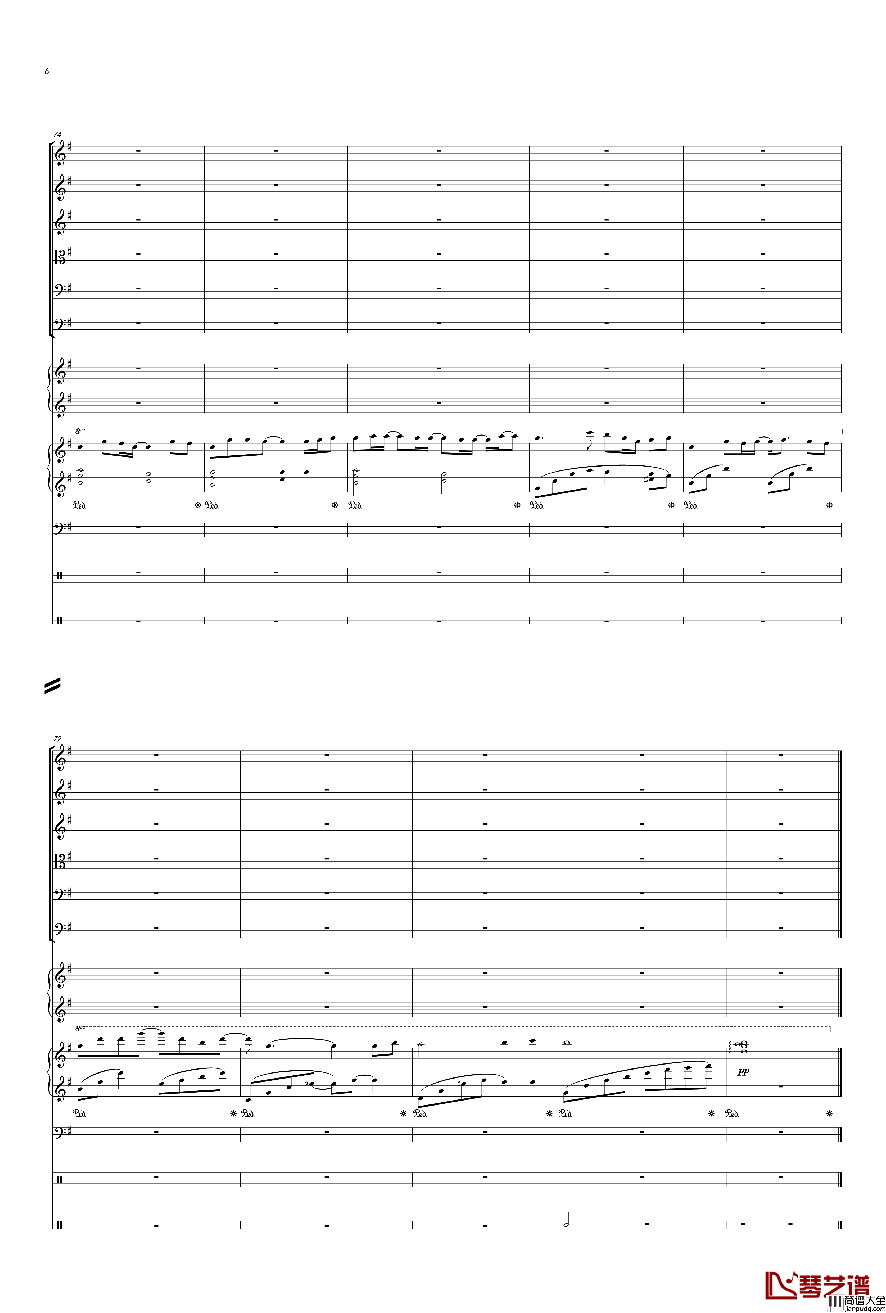 温柔美好的闻焱焱钢琴谱_Laraine_1037854971