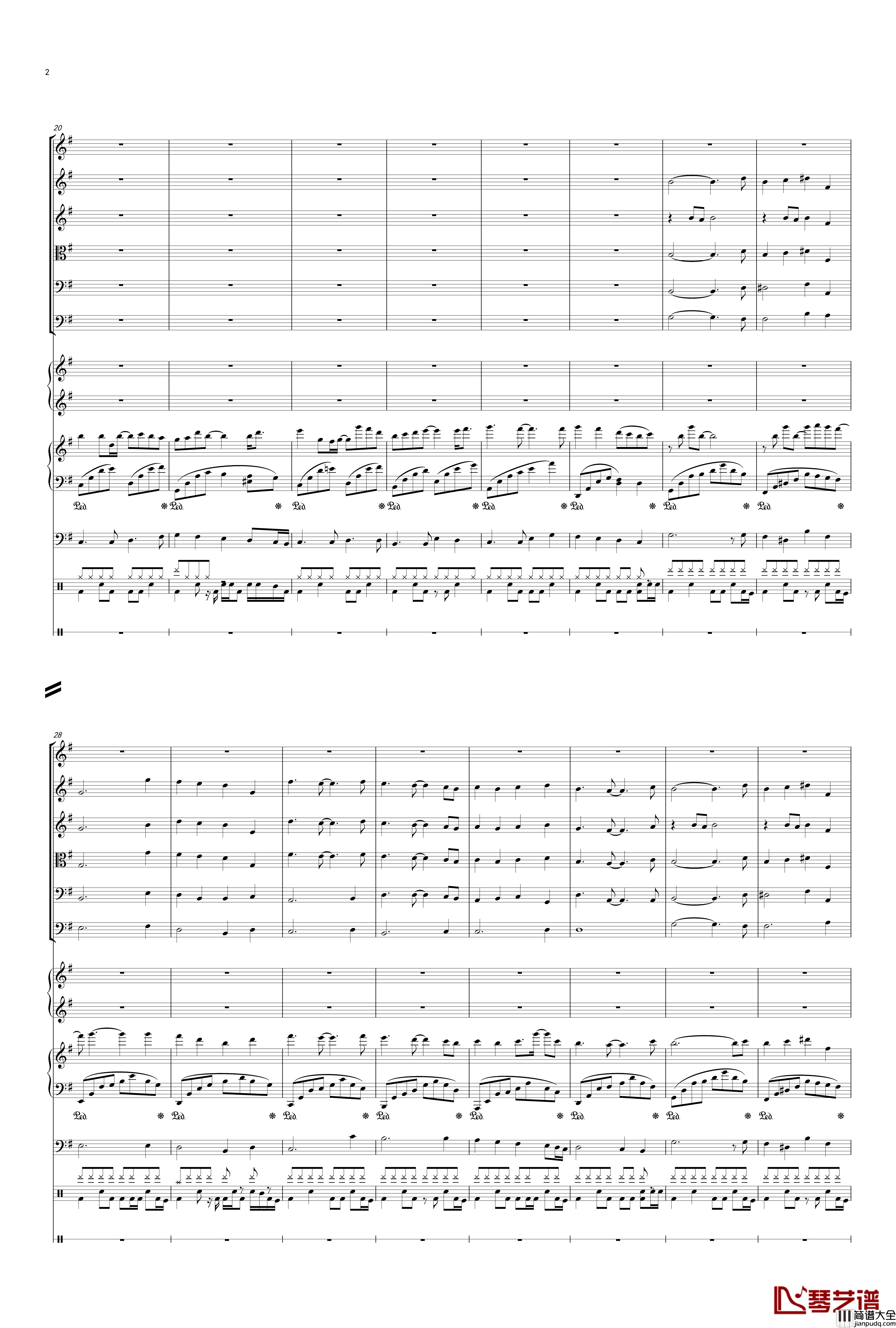 温柔美好的闻焱焱钢琴谱_Laraine_1037854971