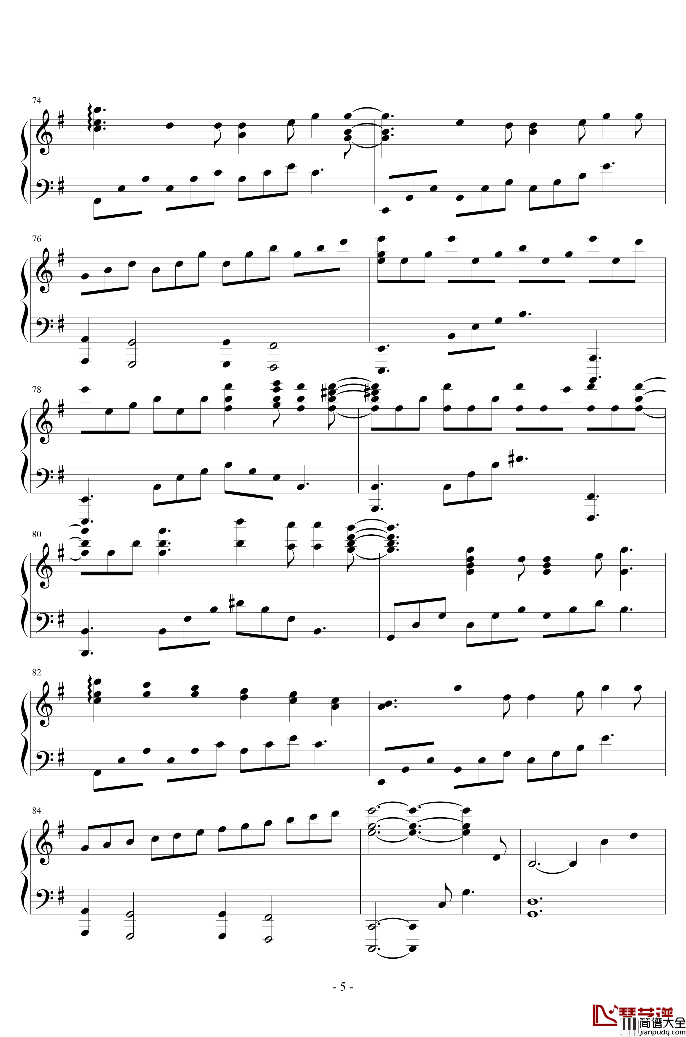 G大调第九十四号交响曲“惊愕”_贝多芬_beethoven_钢琴谱