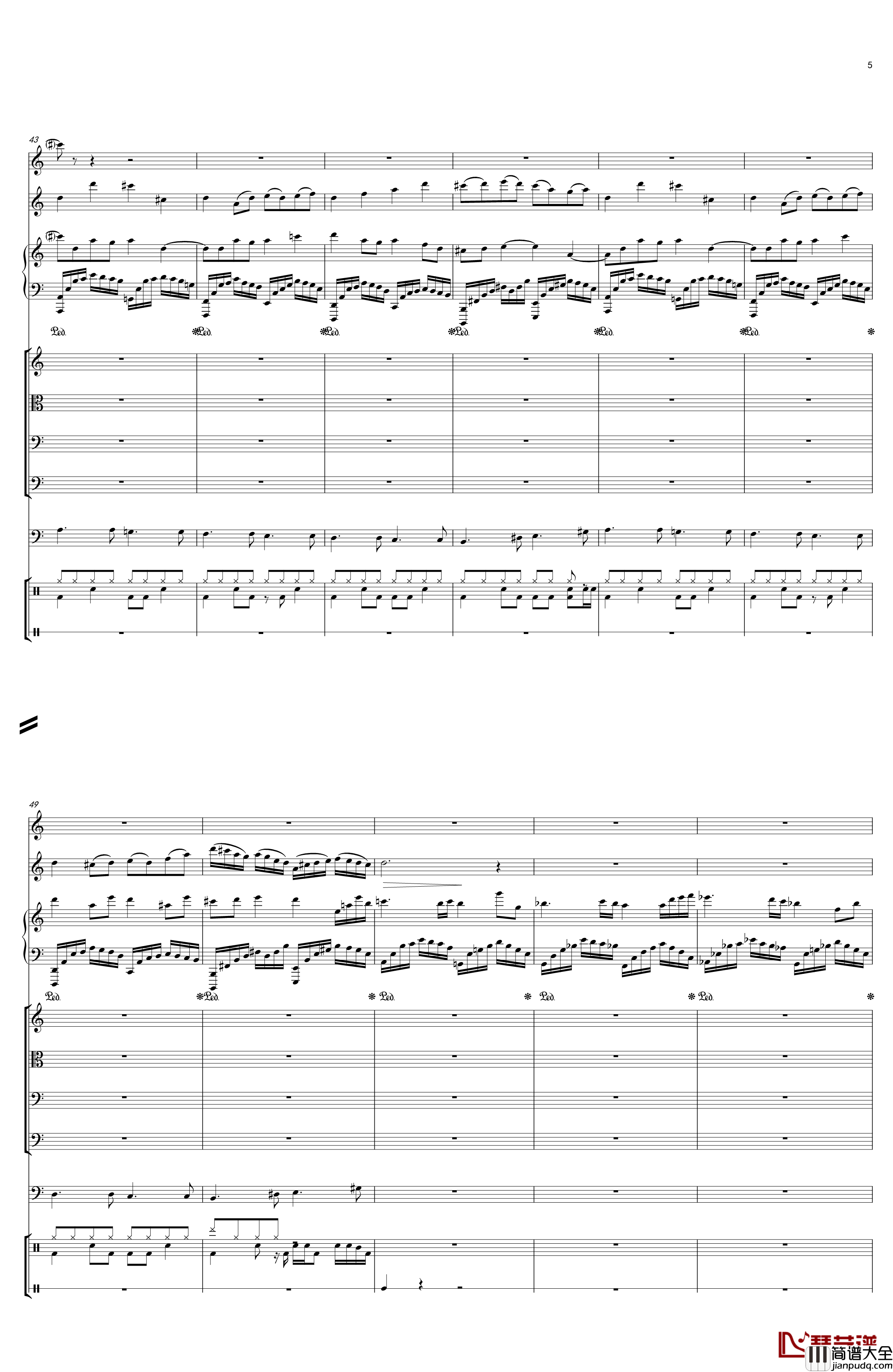 暗流钢琴谱_Undercurrent_1037854971